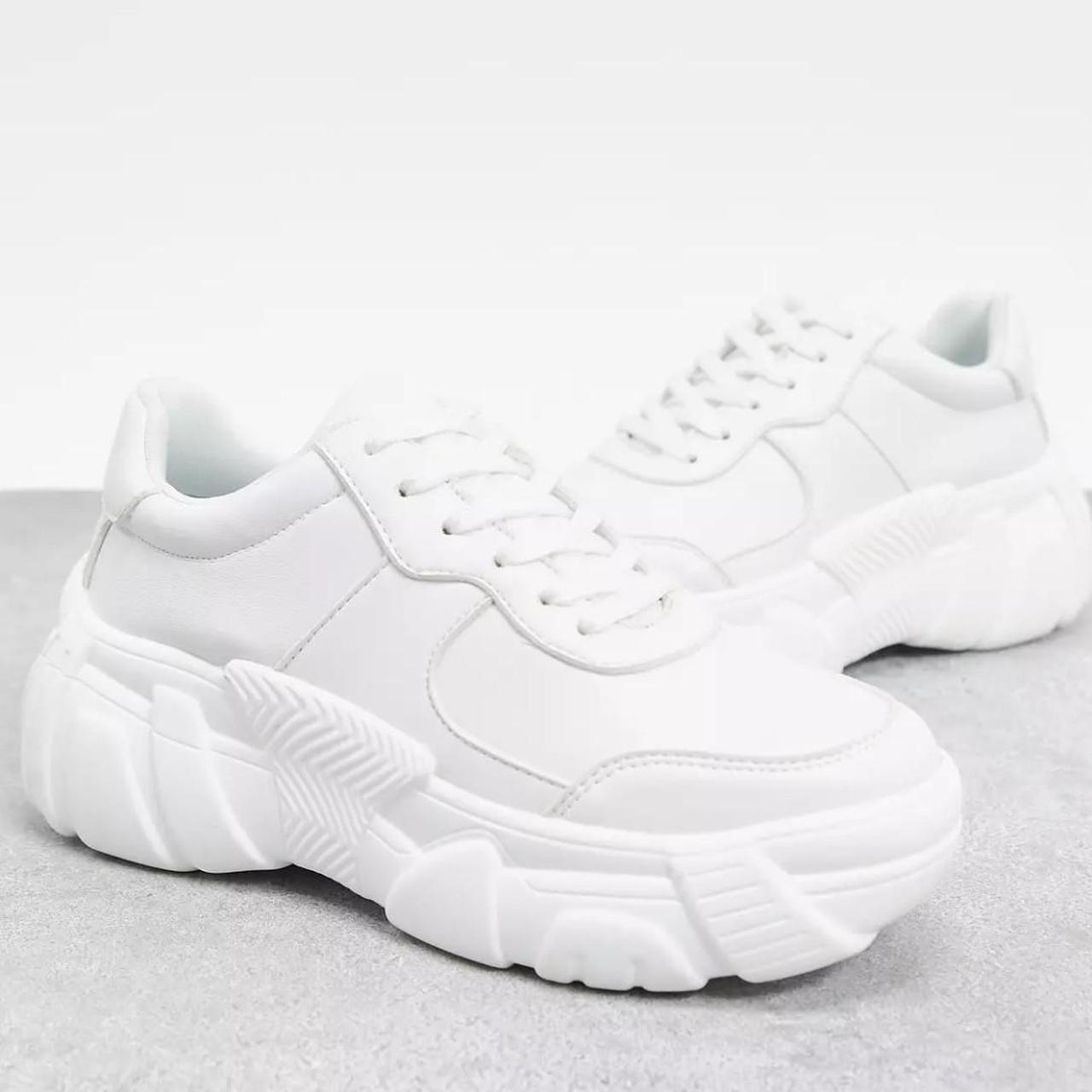 asos white chunky trainers