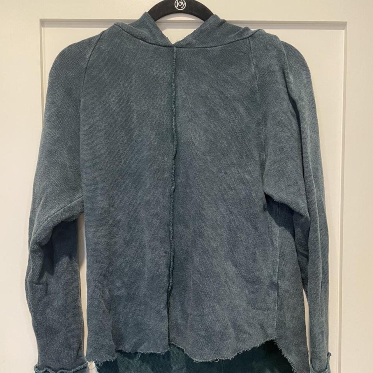 Women's Blue and Grey Jumper | Depop