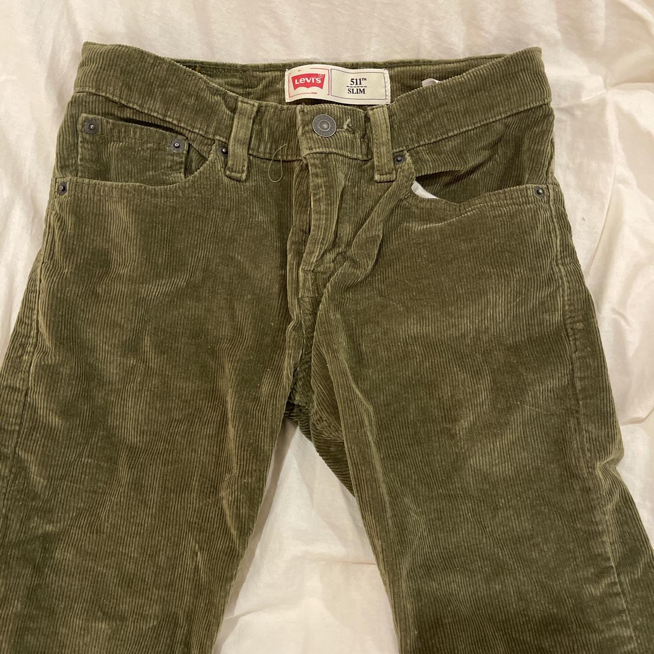 Levi's 511 corduroy best sale green