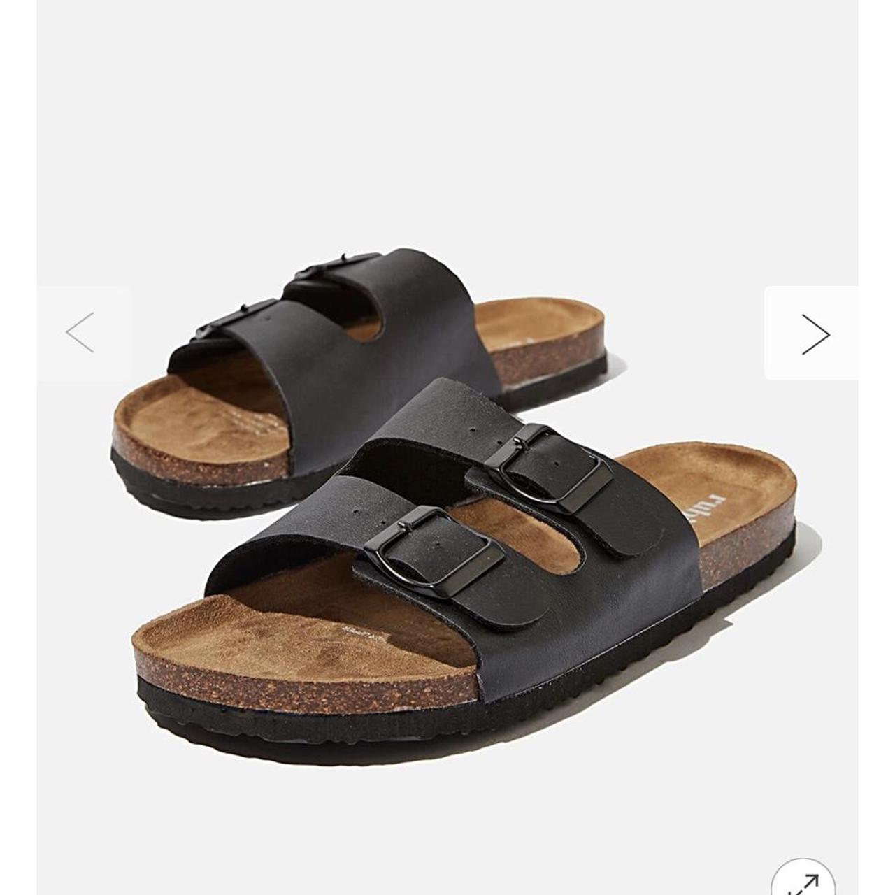 Cotton on slides Look like Birks Brand new have... Depop