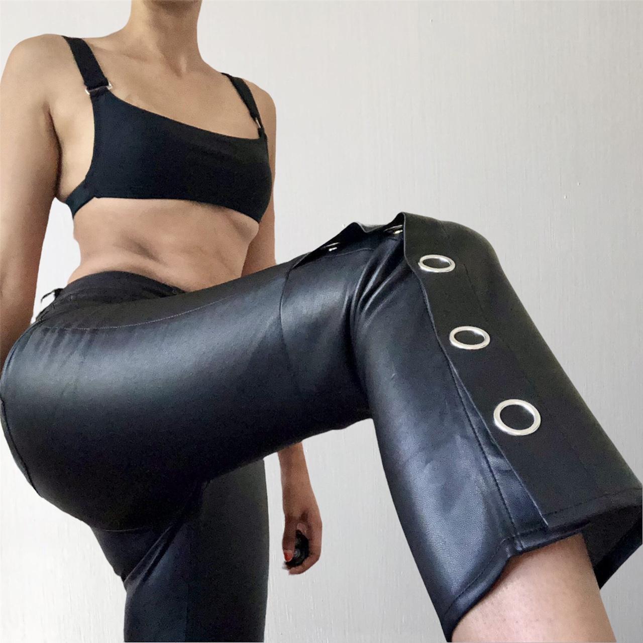 H&M Leather Athletic Leggings for Women