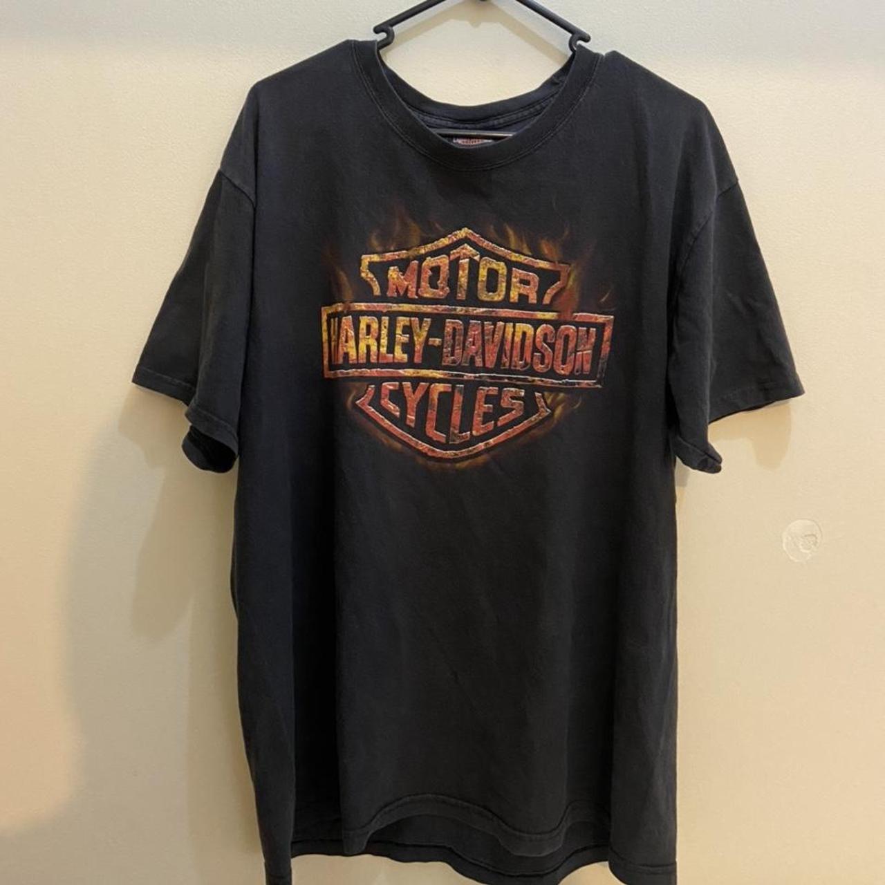 Vintage Harley Davidson Grand Canyon tee Awesome... - Depop