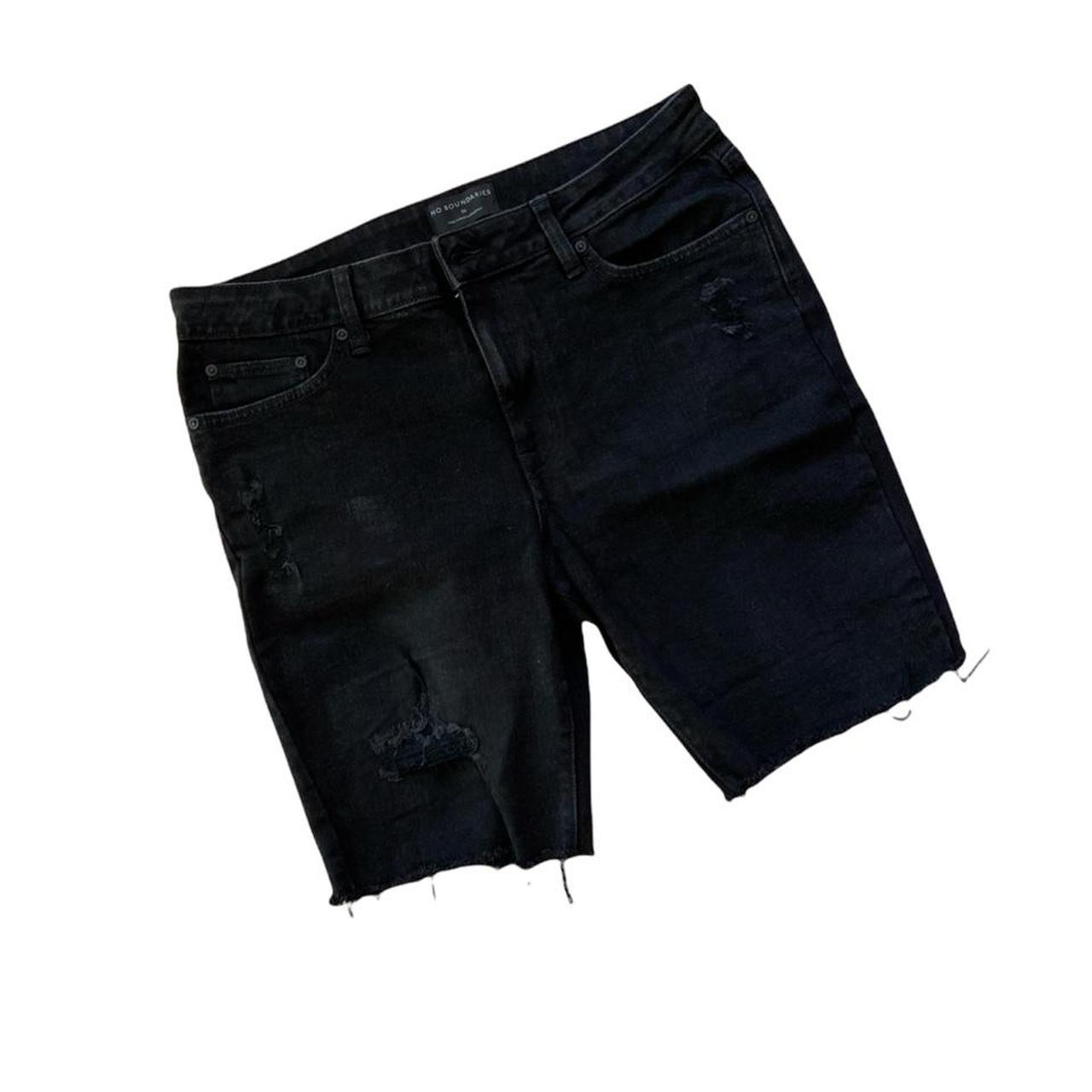 No Boundaries Men's Black Shorts Depop