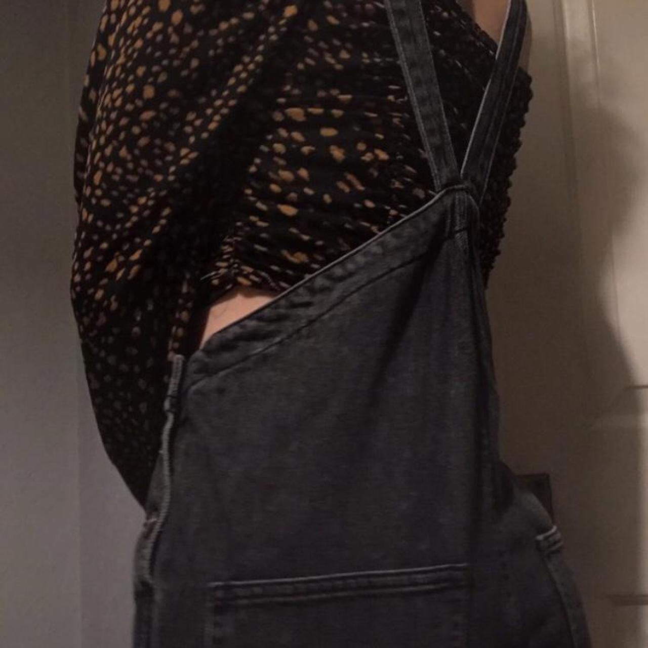 Product Image 2 - Faded, black top shop dungarees
