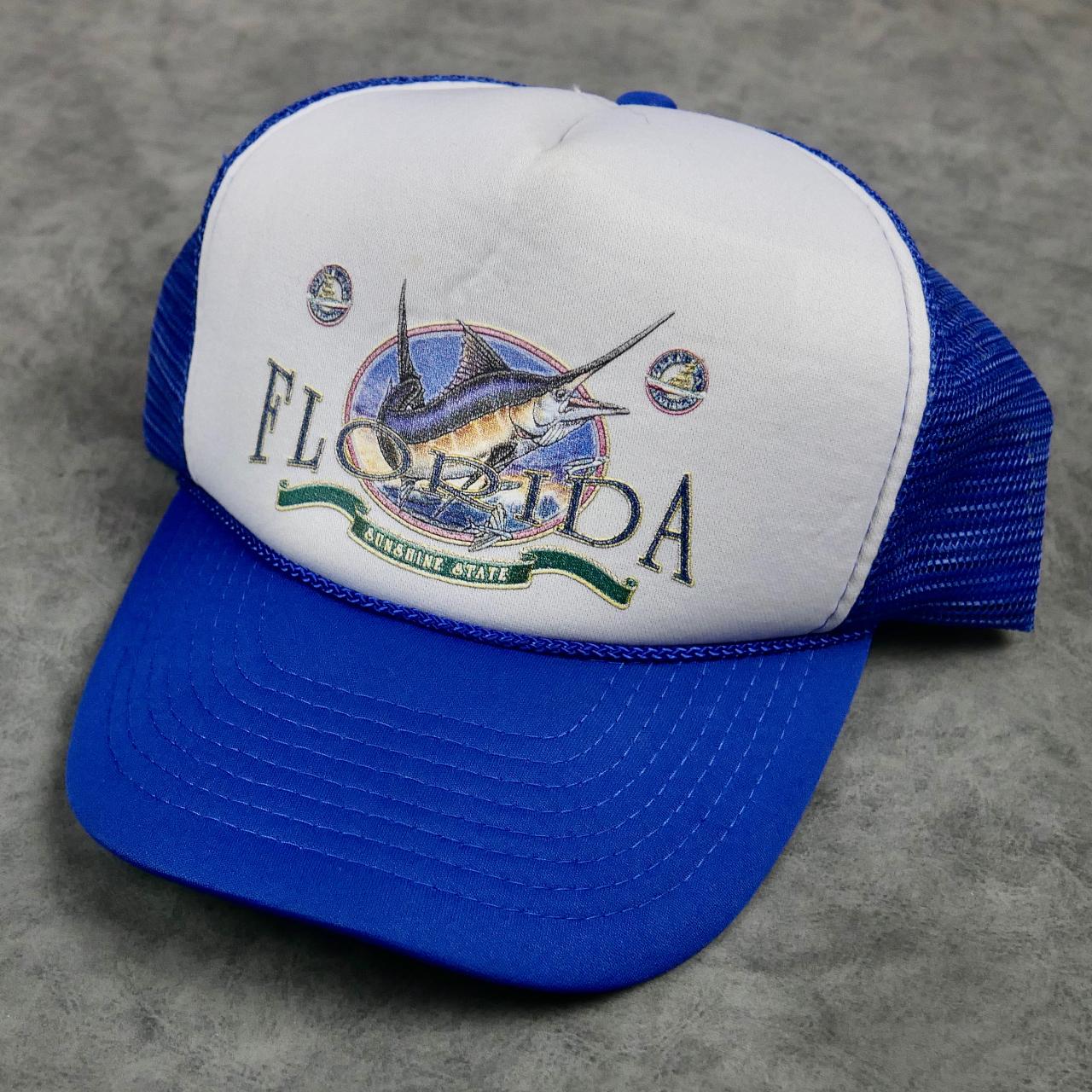 Vintage Florida Snapback Hat Cap 90's 80's Fishing - Depop