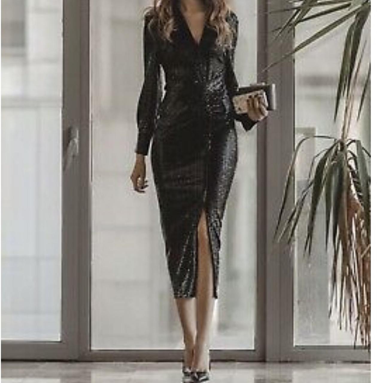 Zara sparkly shirt dress, Collared dress with