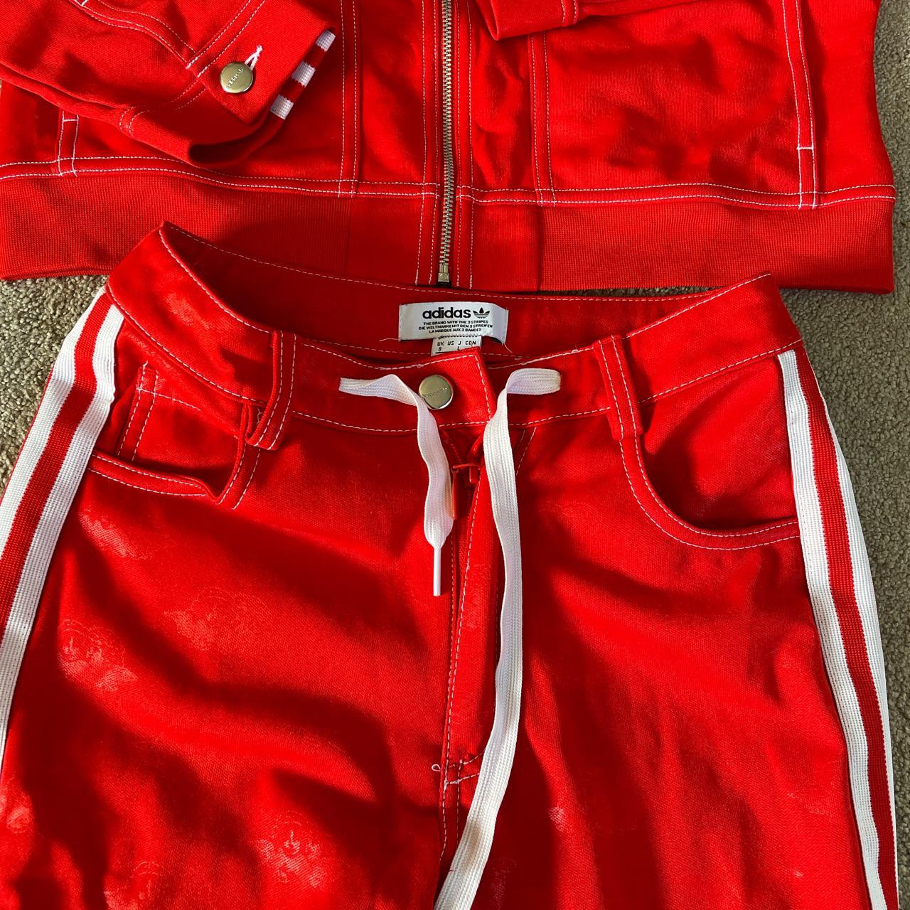 *SOLD OUT* Fiorucci X Adidas red tracksuit jacket &... - Depop