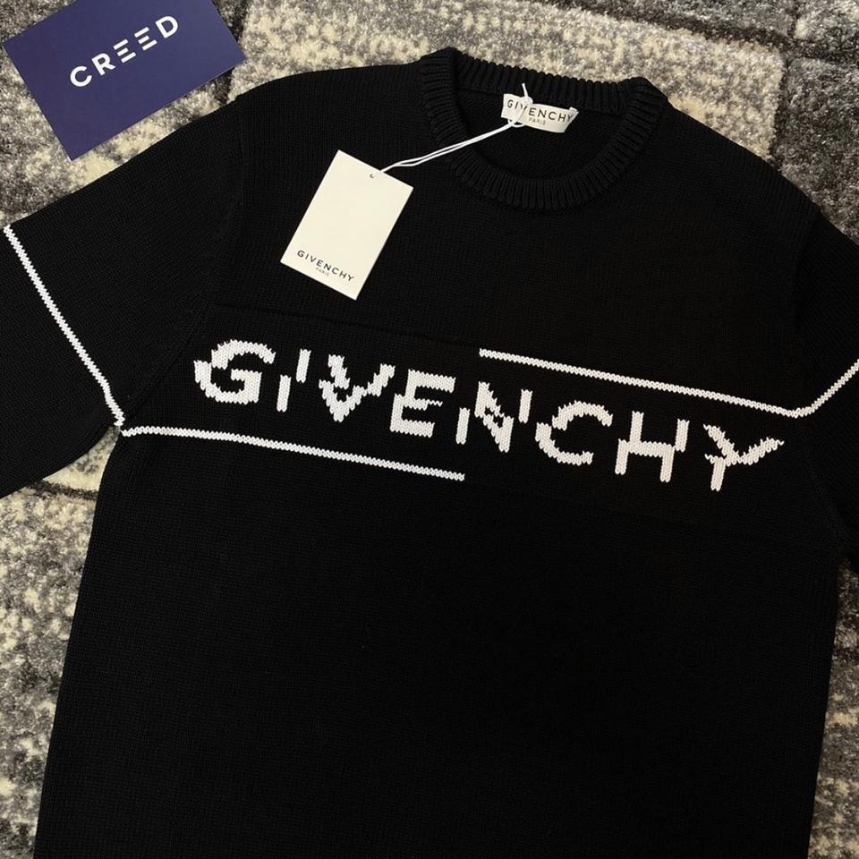 GIVENCHY Split Logo Sweater 490 RRP Depop