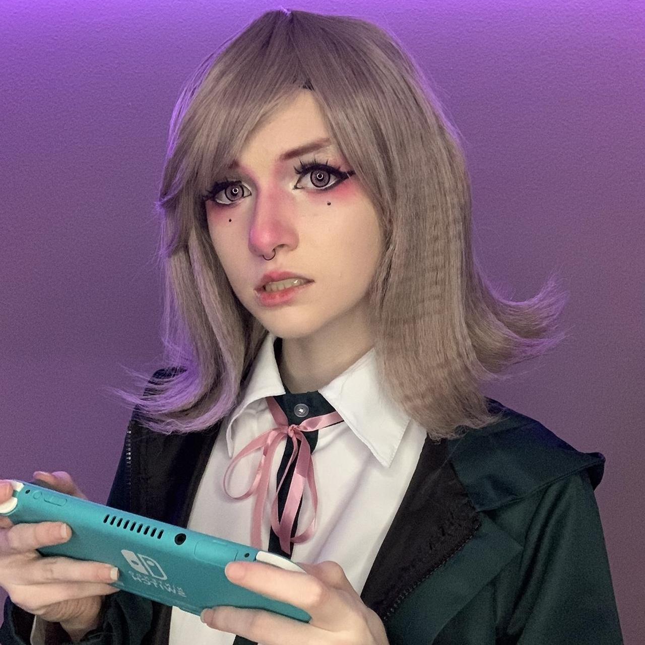 chiaki nanami wig!! wig only only worn once loosely... - Depop