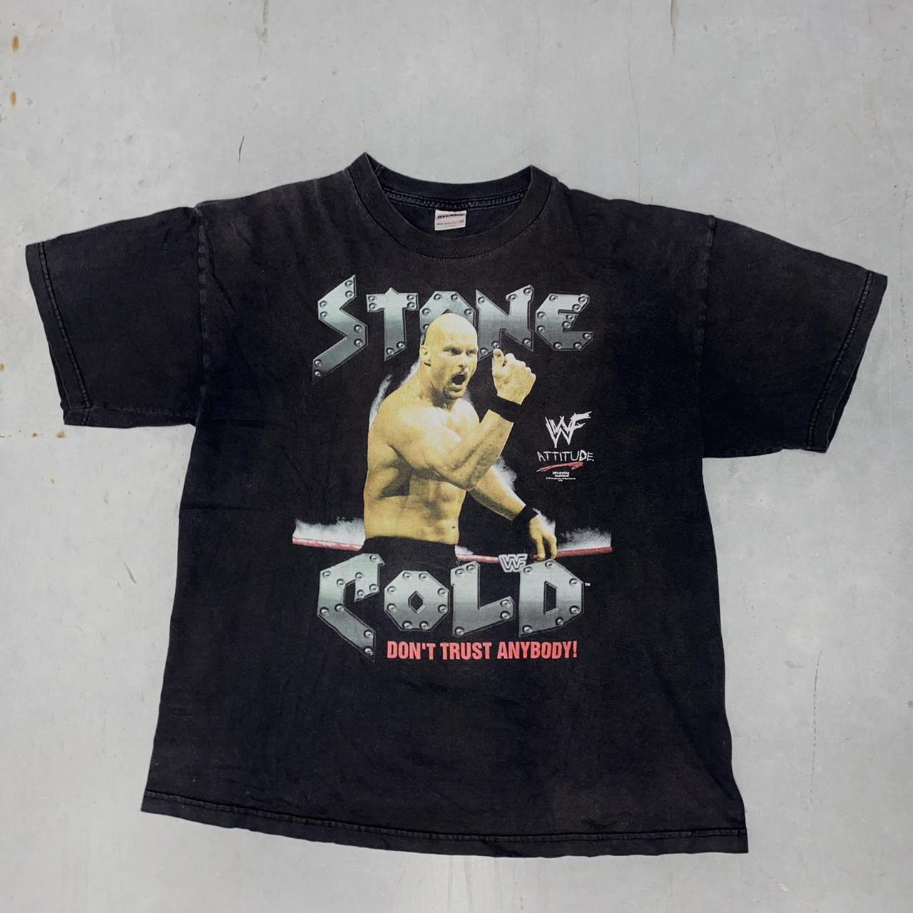 WWF Stone Cold Steve Austin “Don’t Trust Anybody... - Depop