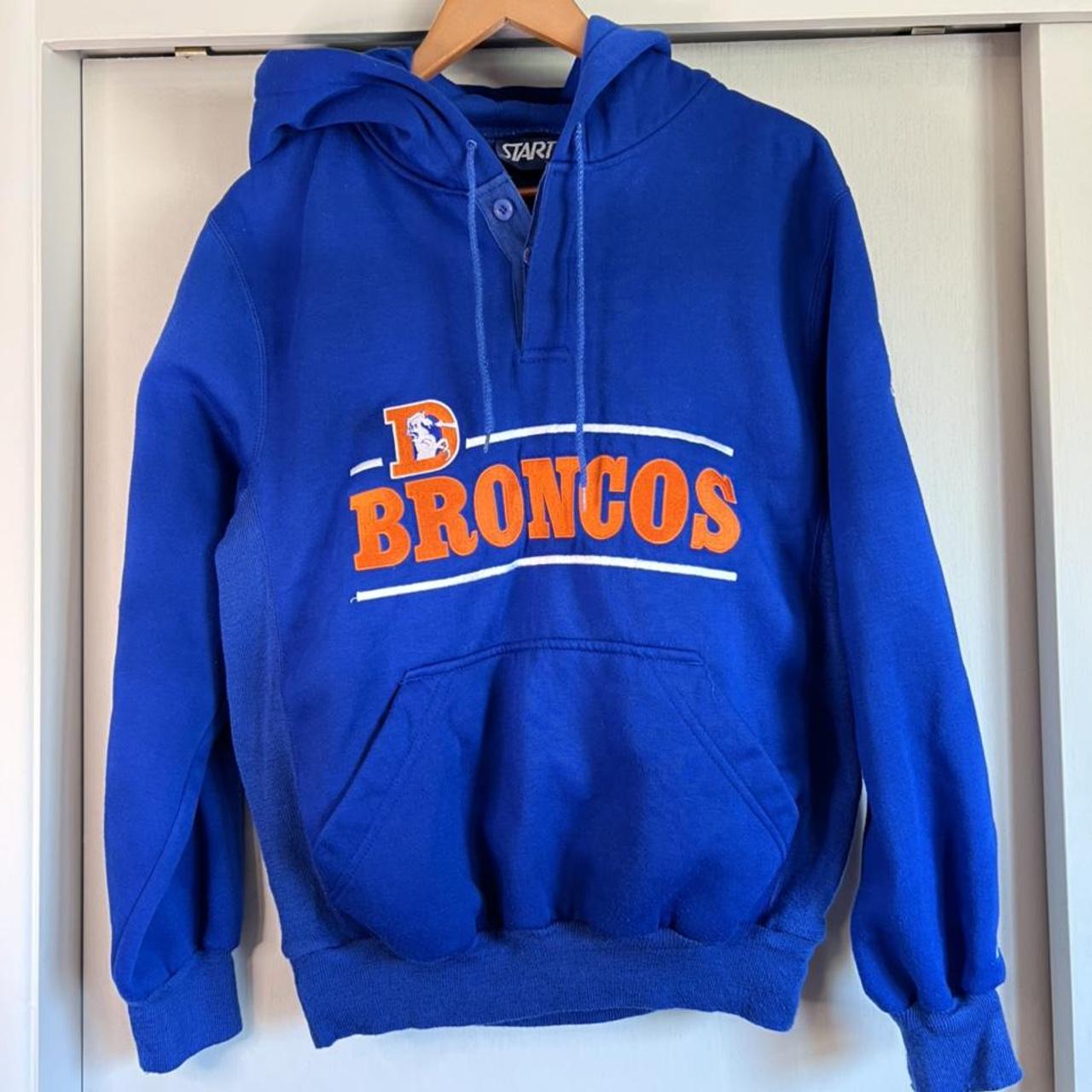 denver broncos throwback hoodie