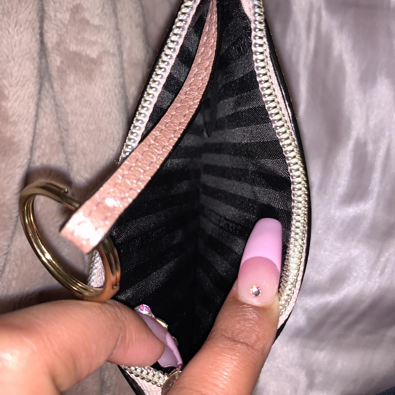 Pink heart Victoria’s secret wallet/cardholder... Depop