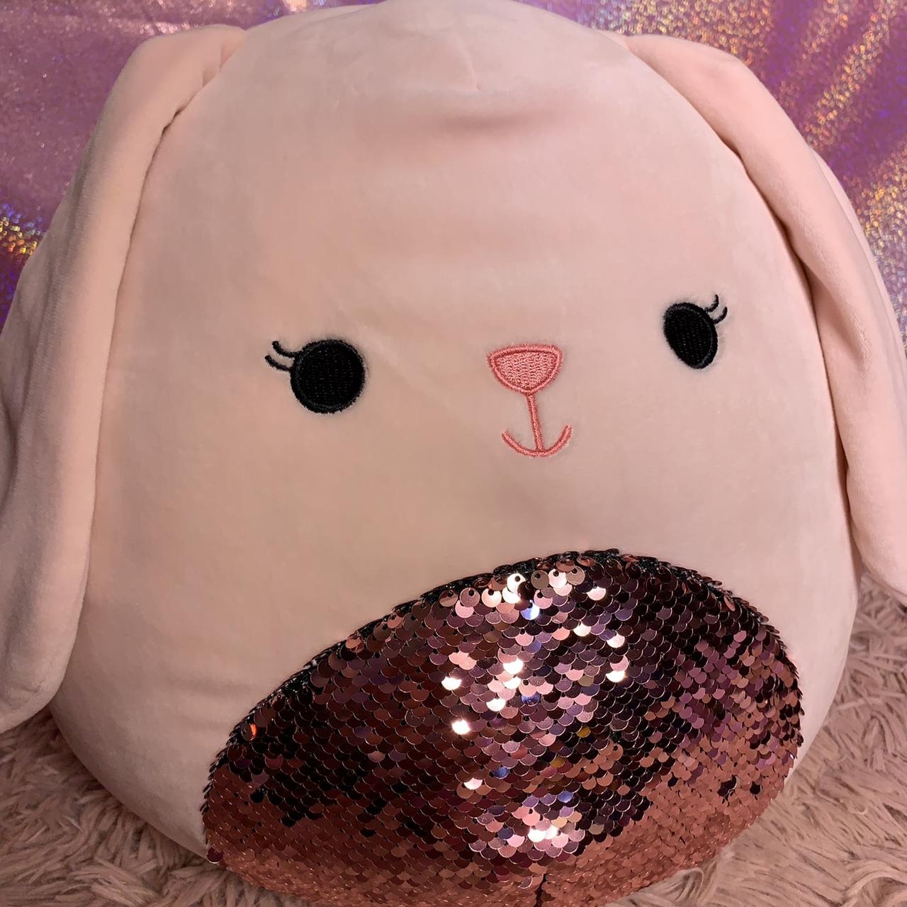 sequin bunny squishmallow