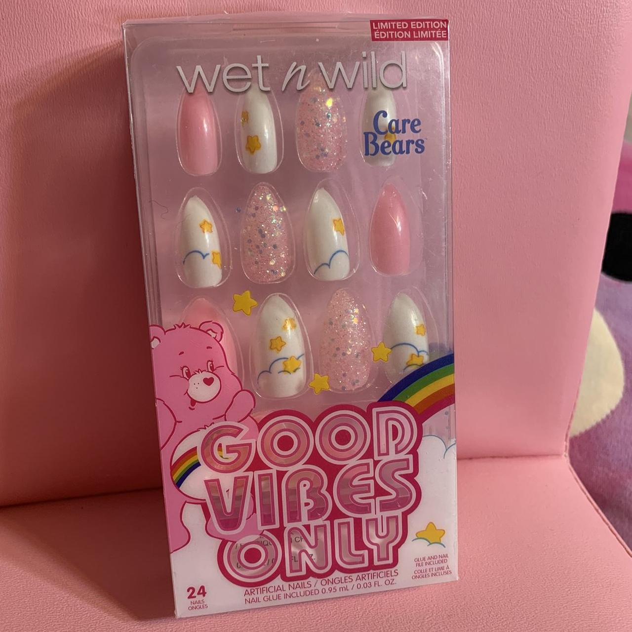 Care Bears Pink Nails | Depop