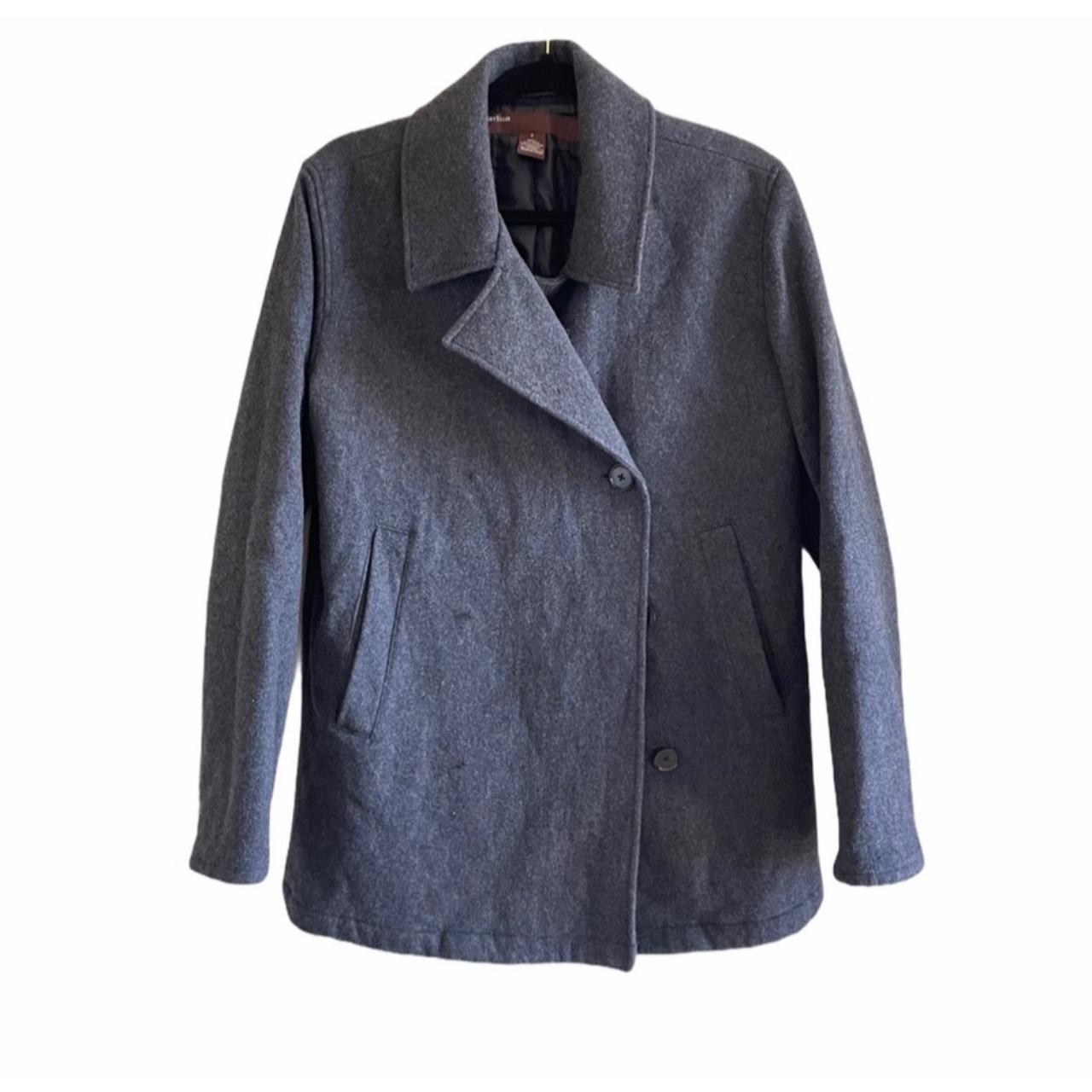 Perry ellis wool outlet coat