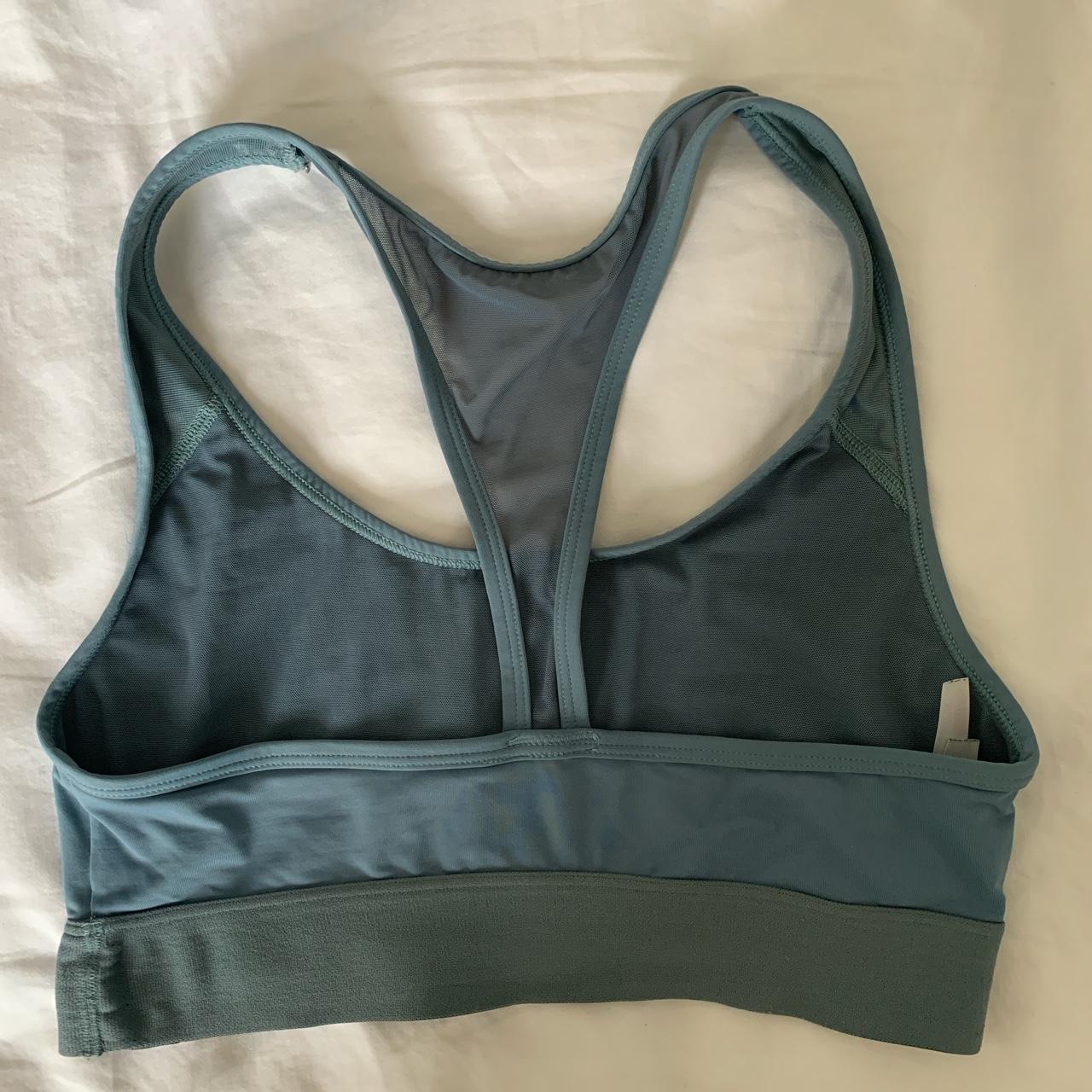 VICTORIA SECRET PINK blue sports bra in good