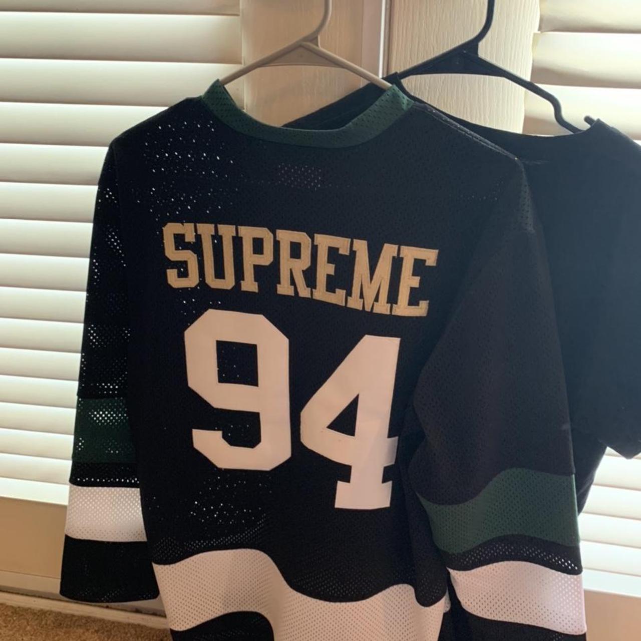 SUPREME HOCKEY JERSEY FROM A LONG TIME AGO •HELLA - Depop