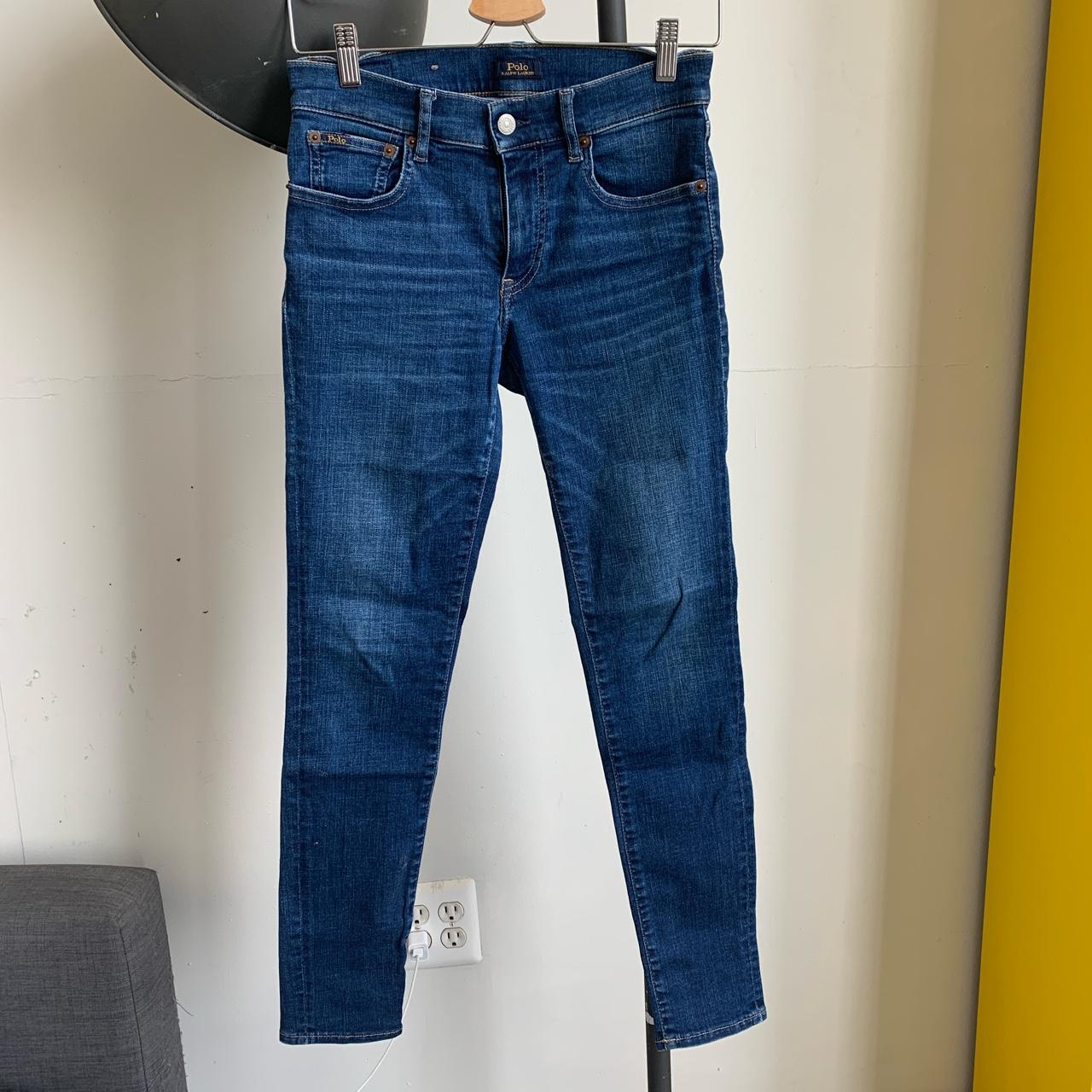 Ralph Lauren Women's Navy Jeans | Depop