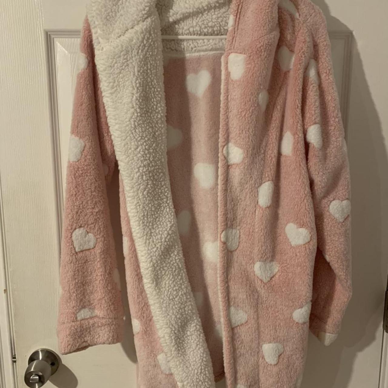 Heart bathrobe 🧸 Worn but in perfect conditions!... Depop