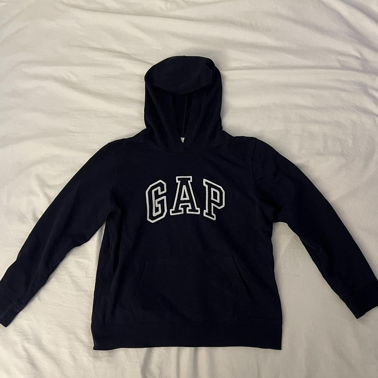 Navy Blue Gap Hoodie Size Large fits like a Depop