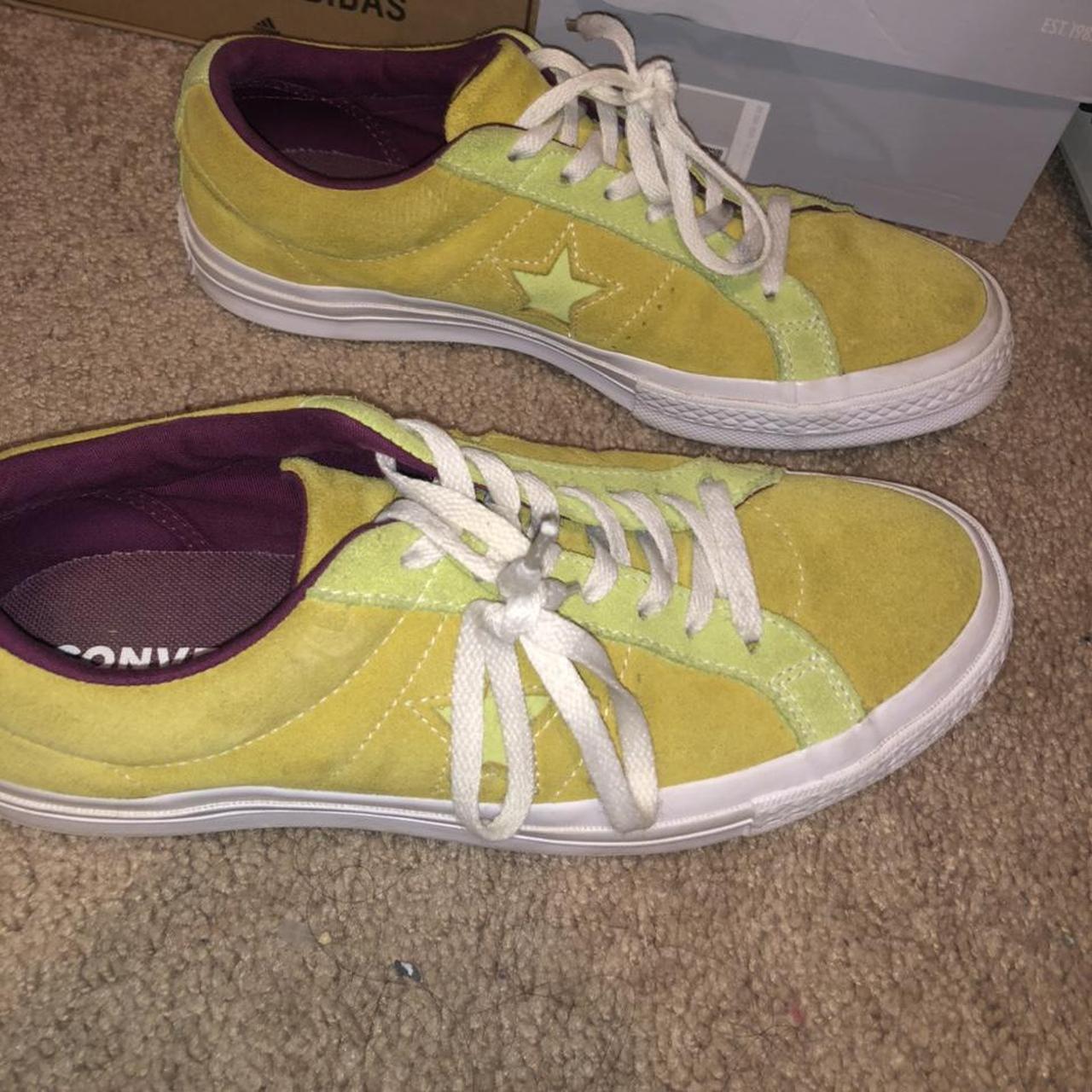 Suede converse one stars Depop