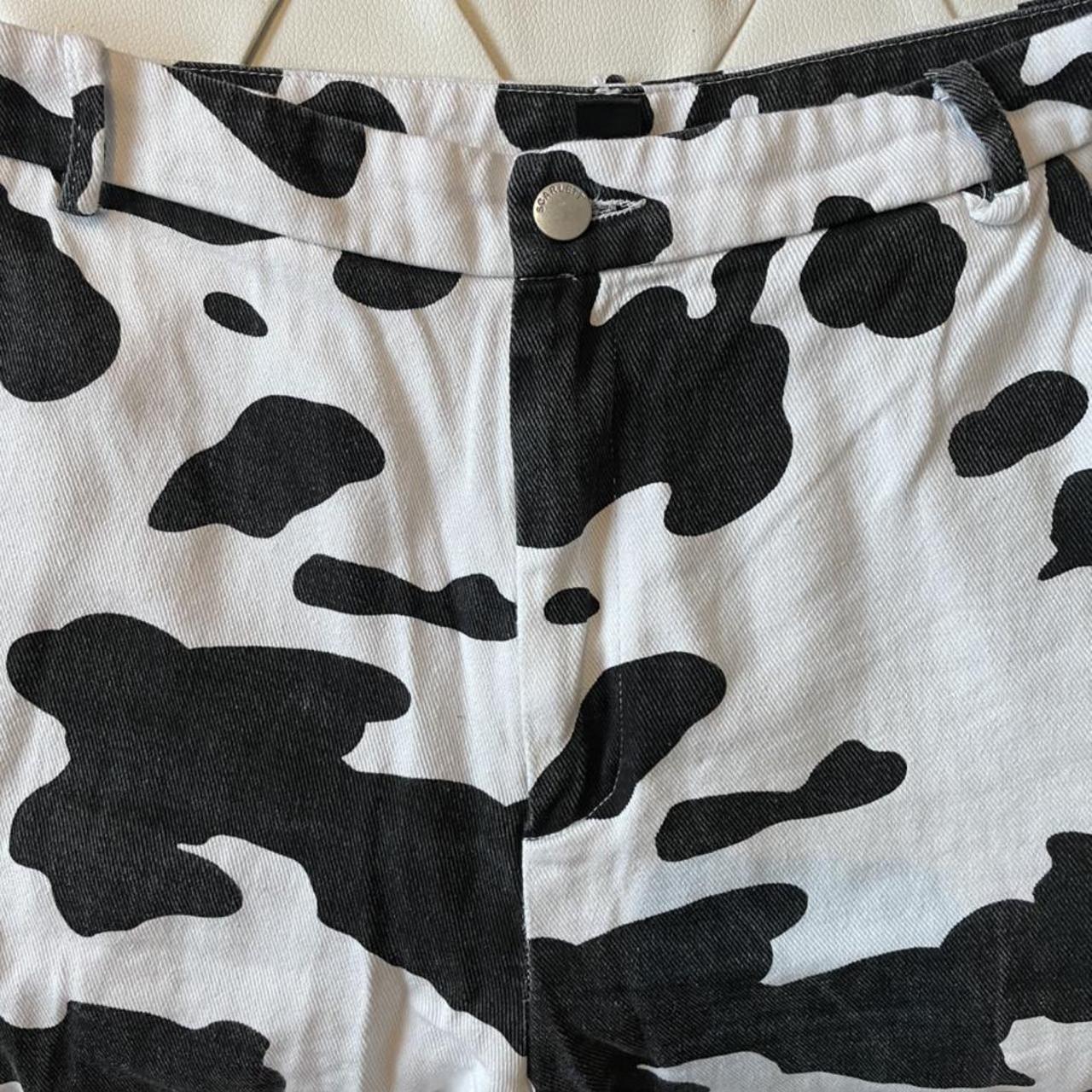 cow print jeans