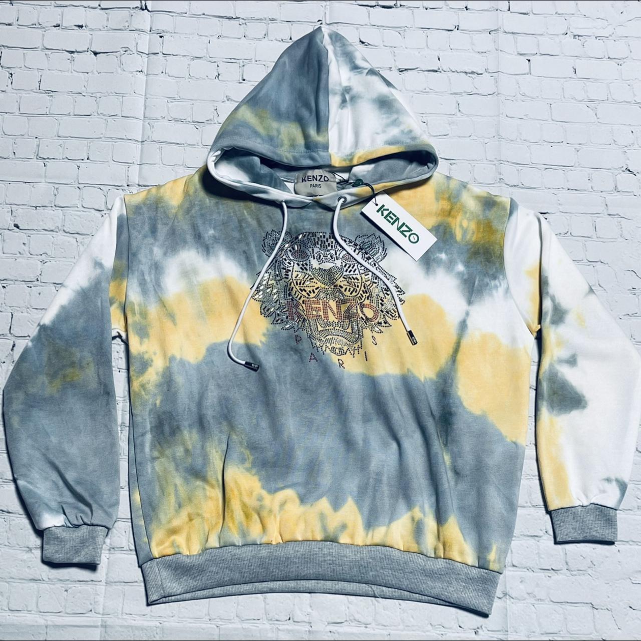 Yellow hot sale kenzo hoodie