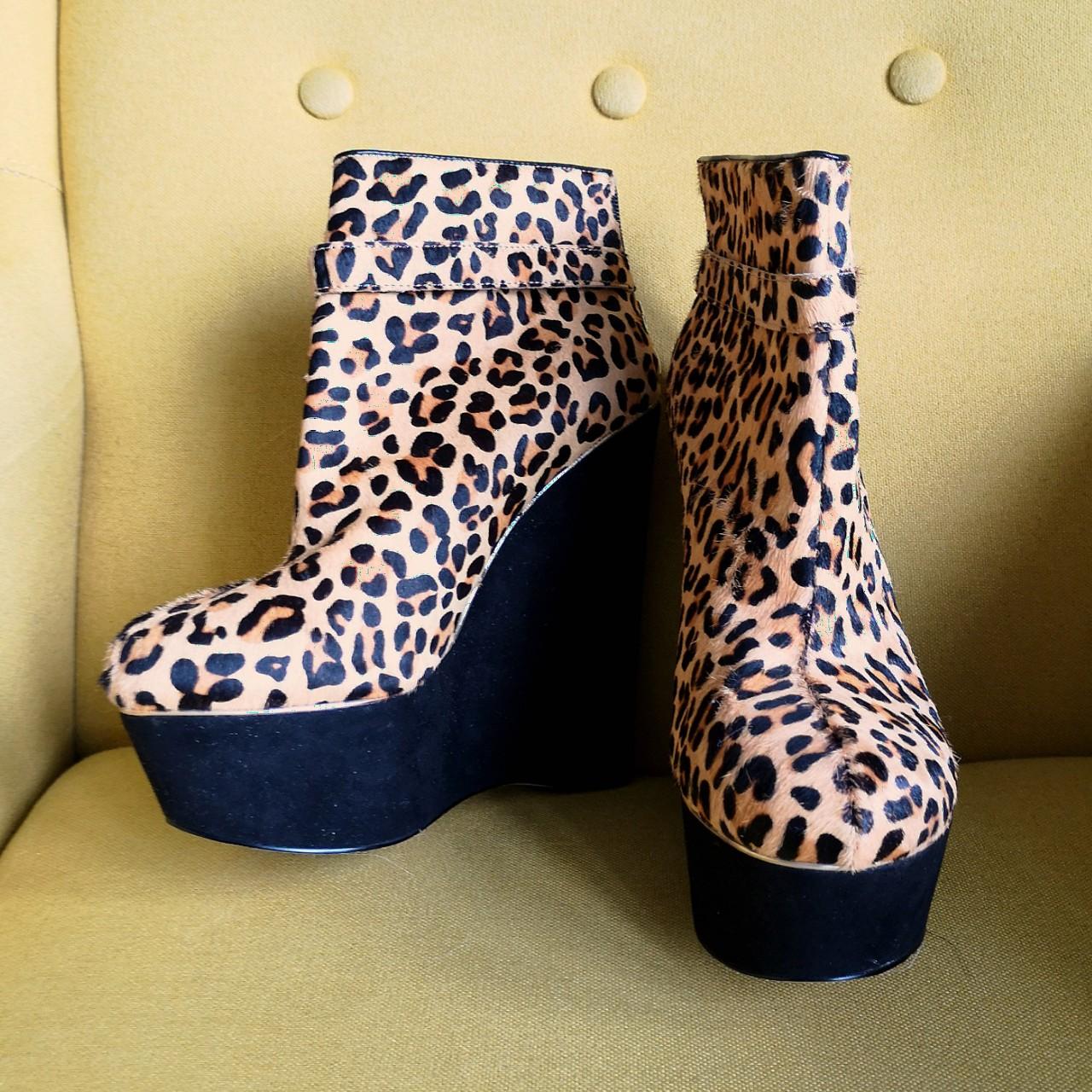 Leopard print ankle boots hotsell river island