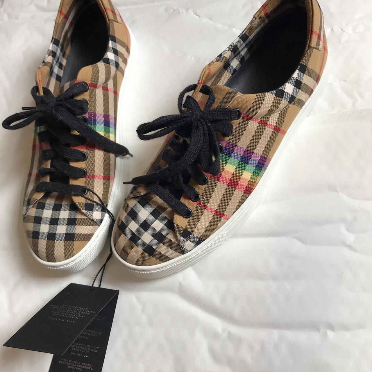 burberry rainbow sneakers