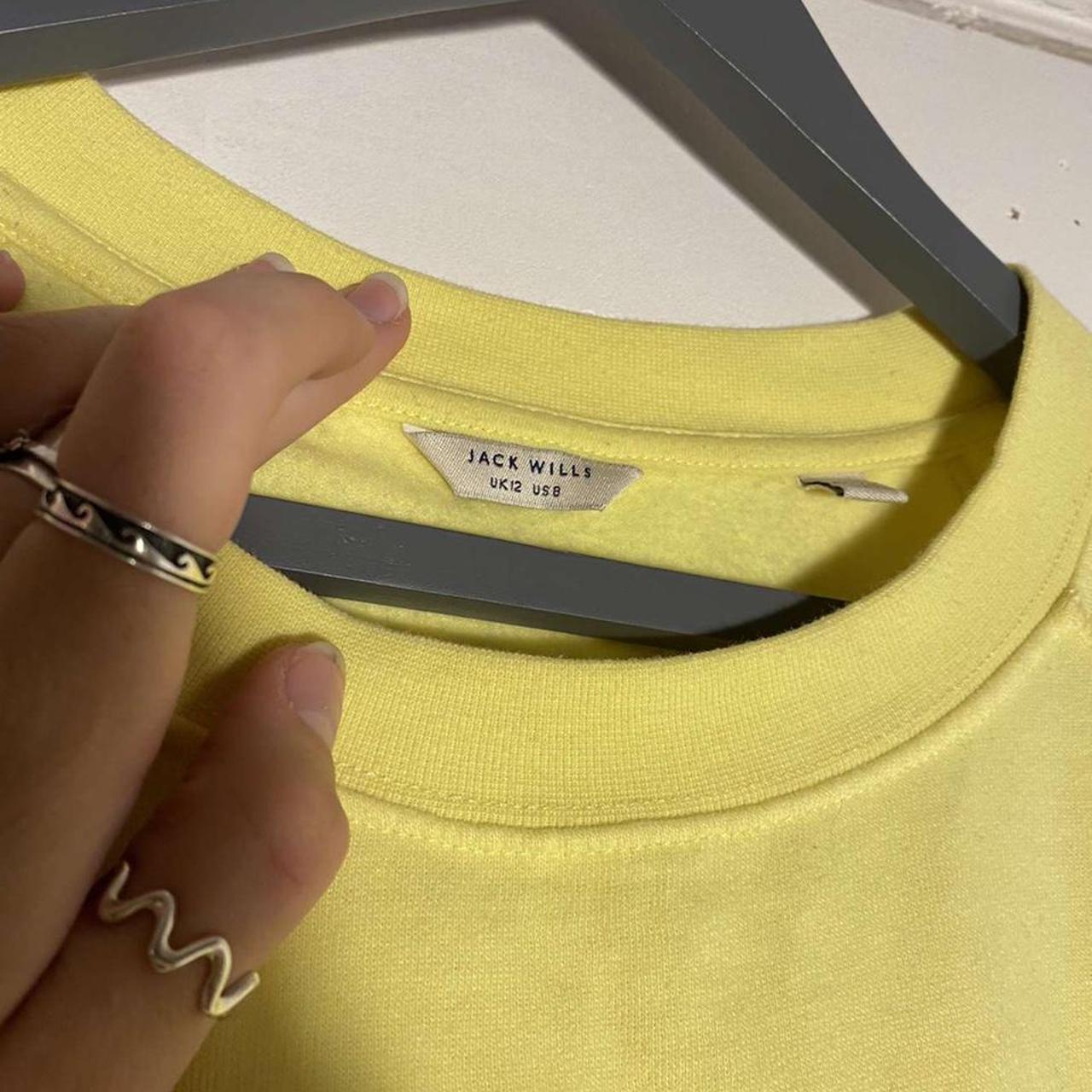 Jack wills yellow on sale sweatshirt