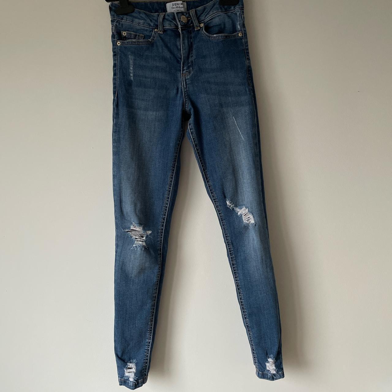 Miss Selfridge Women's Blue Jeans | Depop