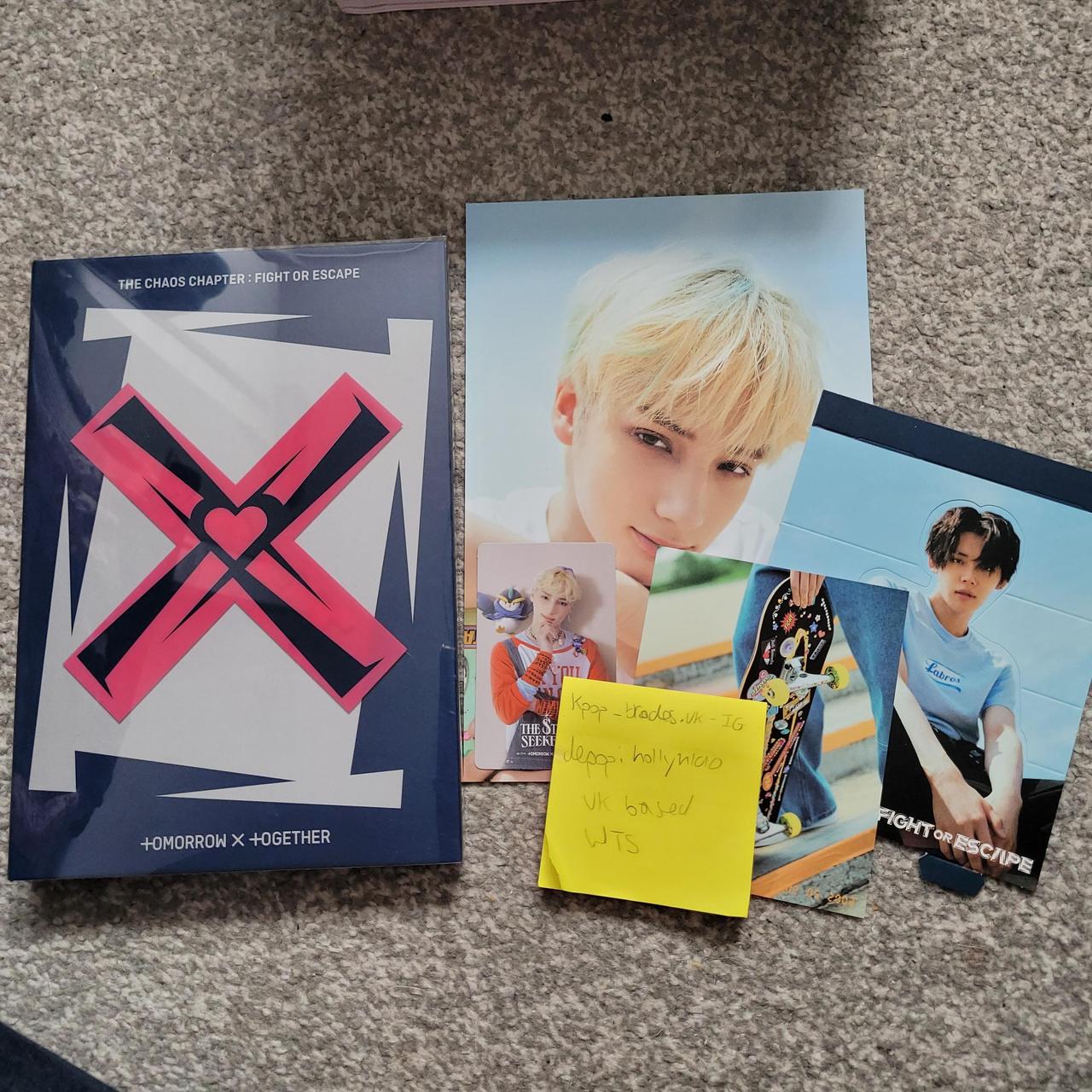 WTS Official TXT the chaos chapter: Fight or escape... - Depop