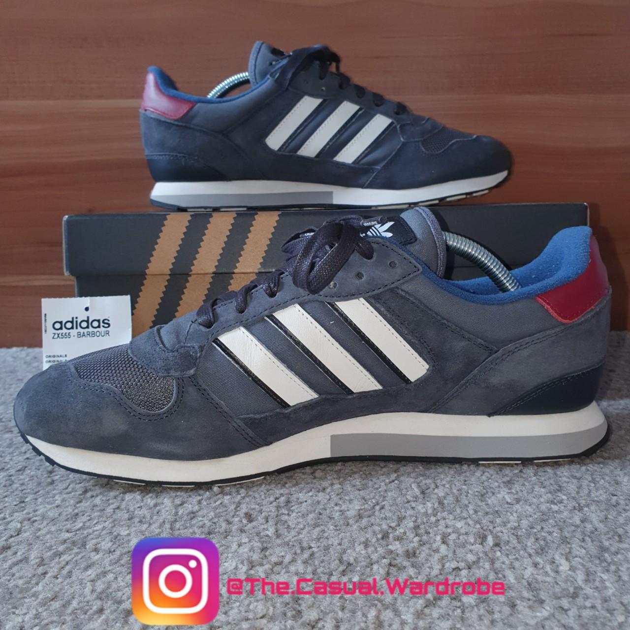 Adidas barbour zx555 adidas x barbour cheaper on | Depop