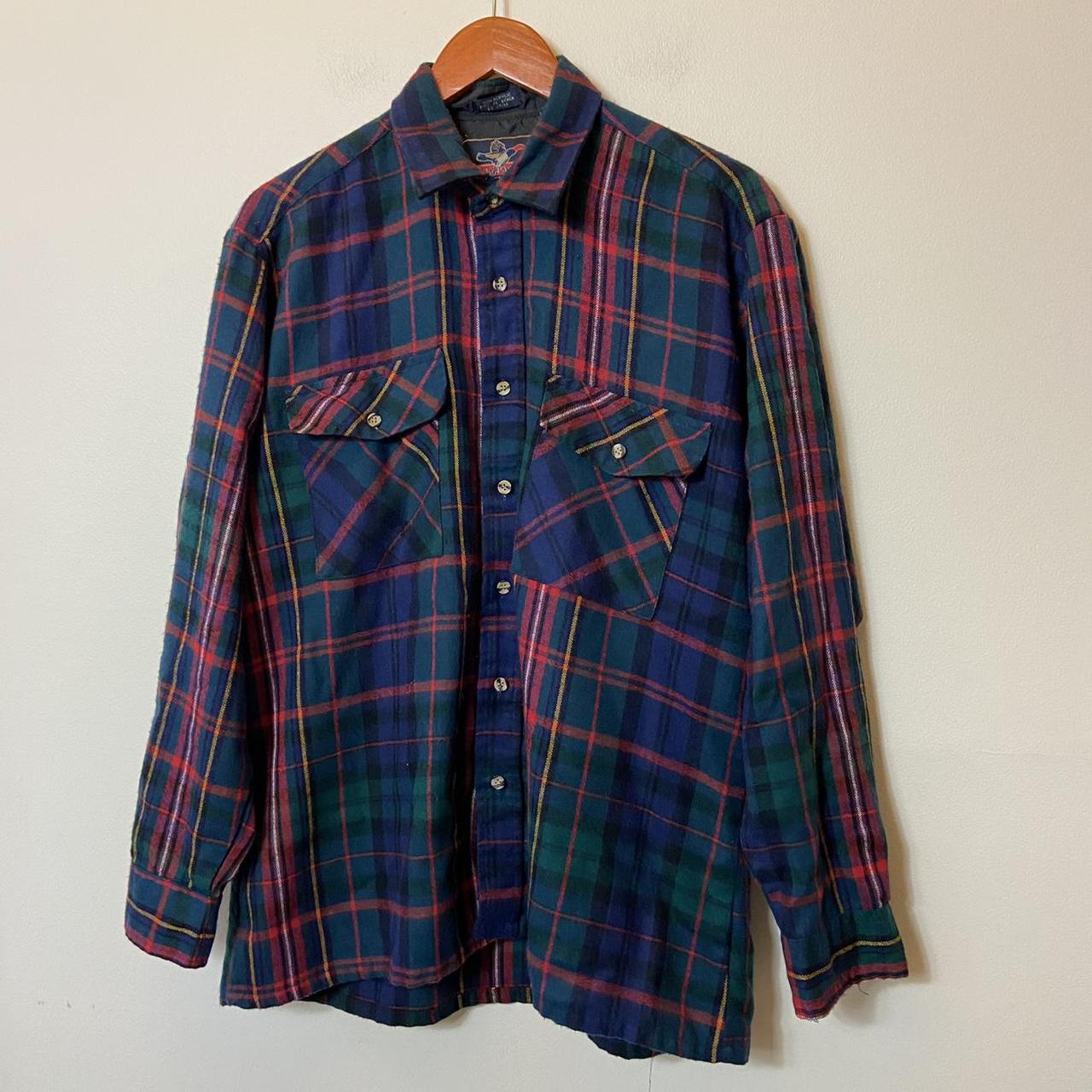 Product Image 1 - VINTAGE 1980s 1990s FLANNEL SHIRT