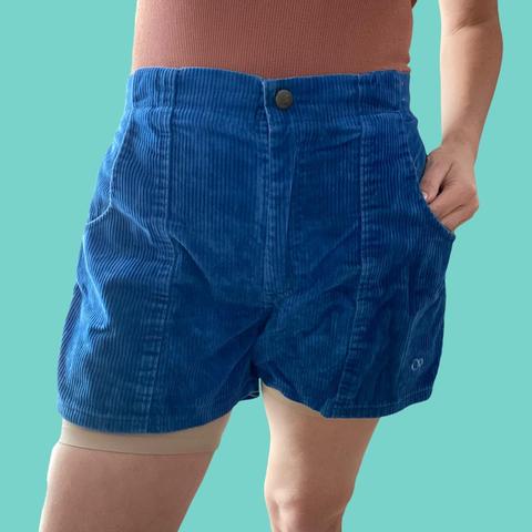 mens vintage op corduroy shorts