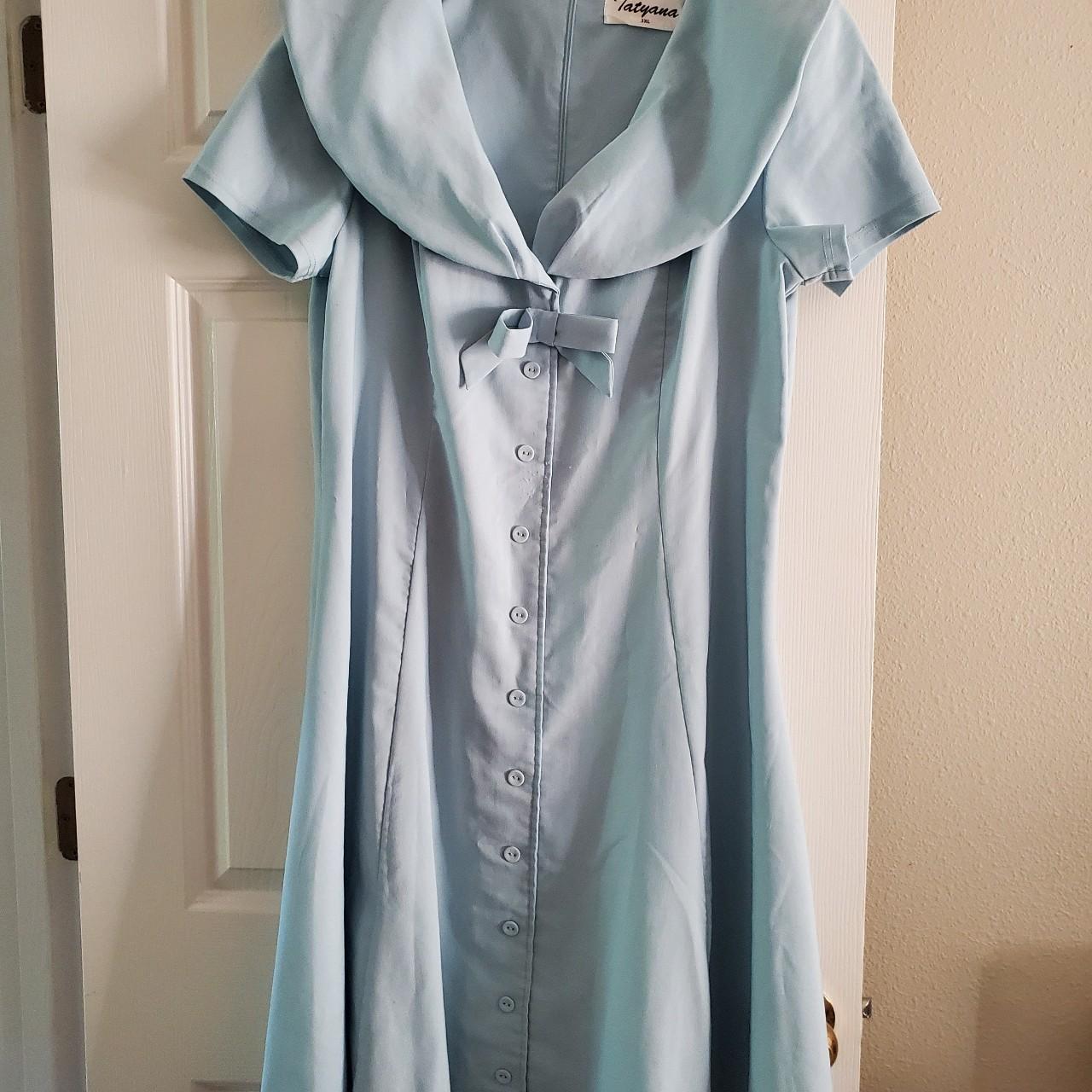 A nice light blue 50's vintage style dress! I loved... Depop