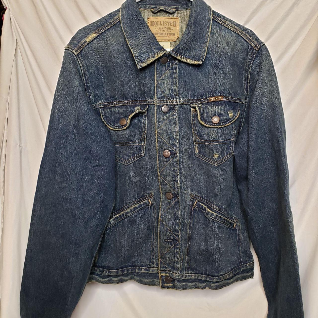 Hollister Co. Men's Blue Jacket | Depop