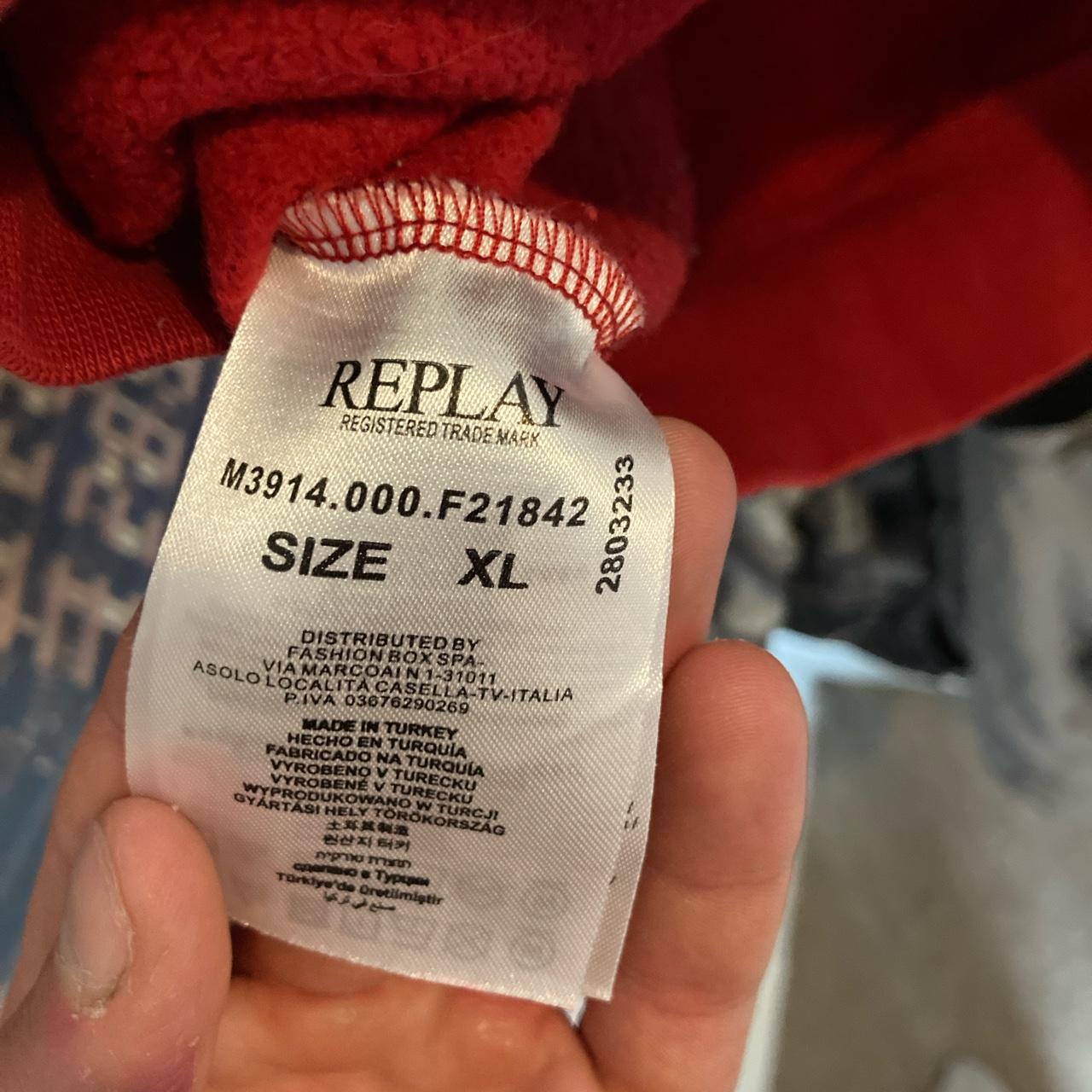 Red replay jumper 10/10 condition