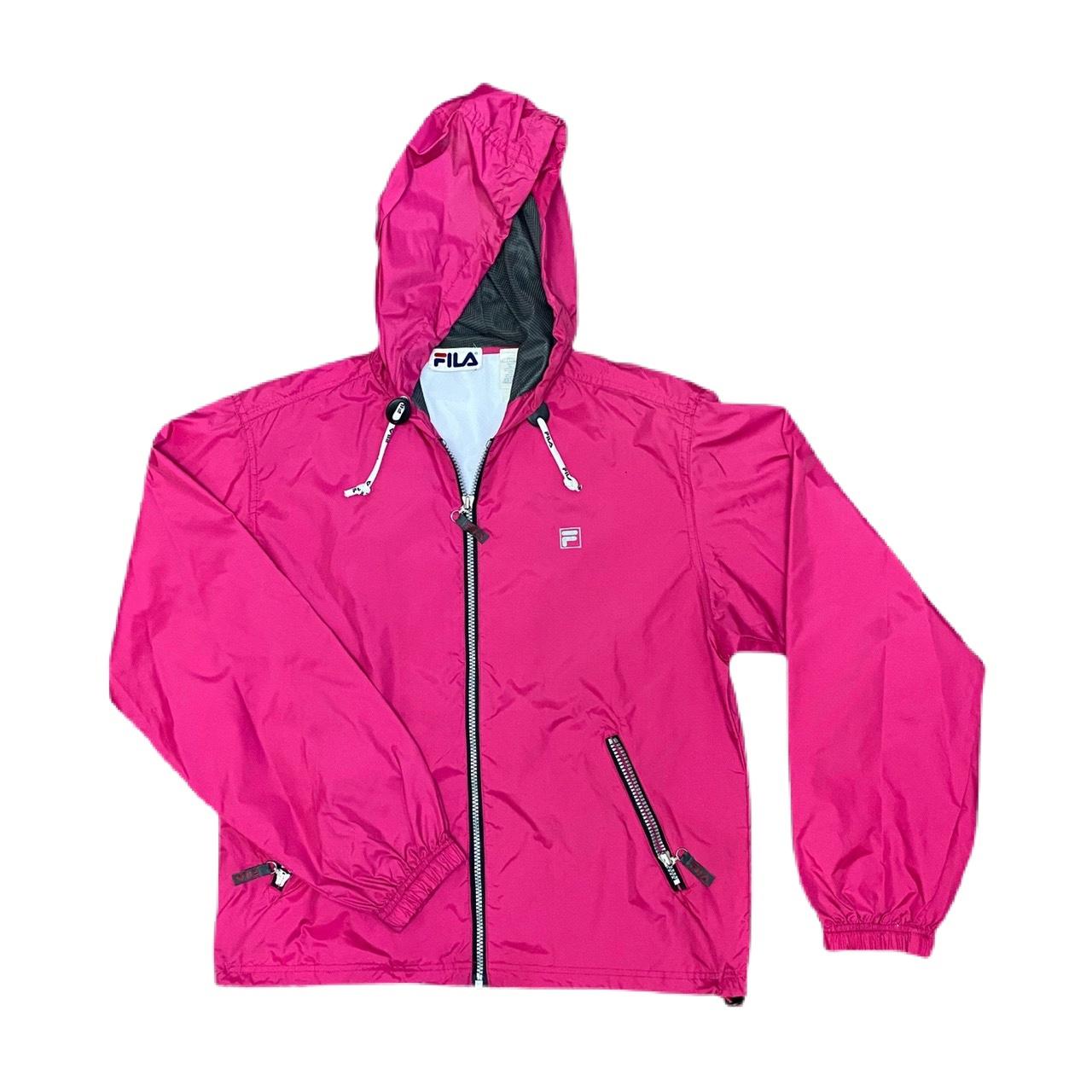 Pink fila online coat