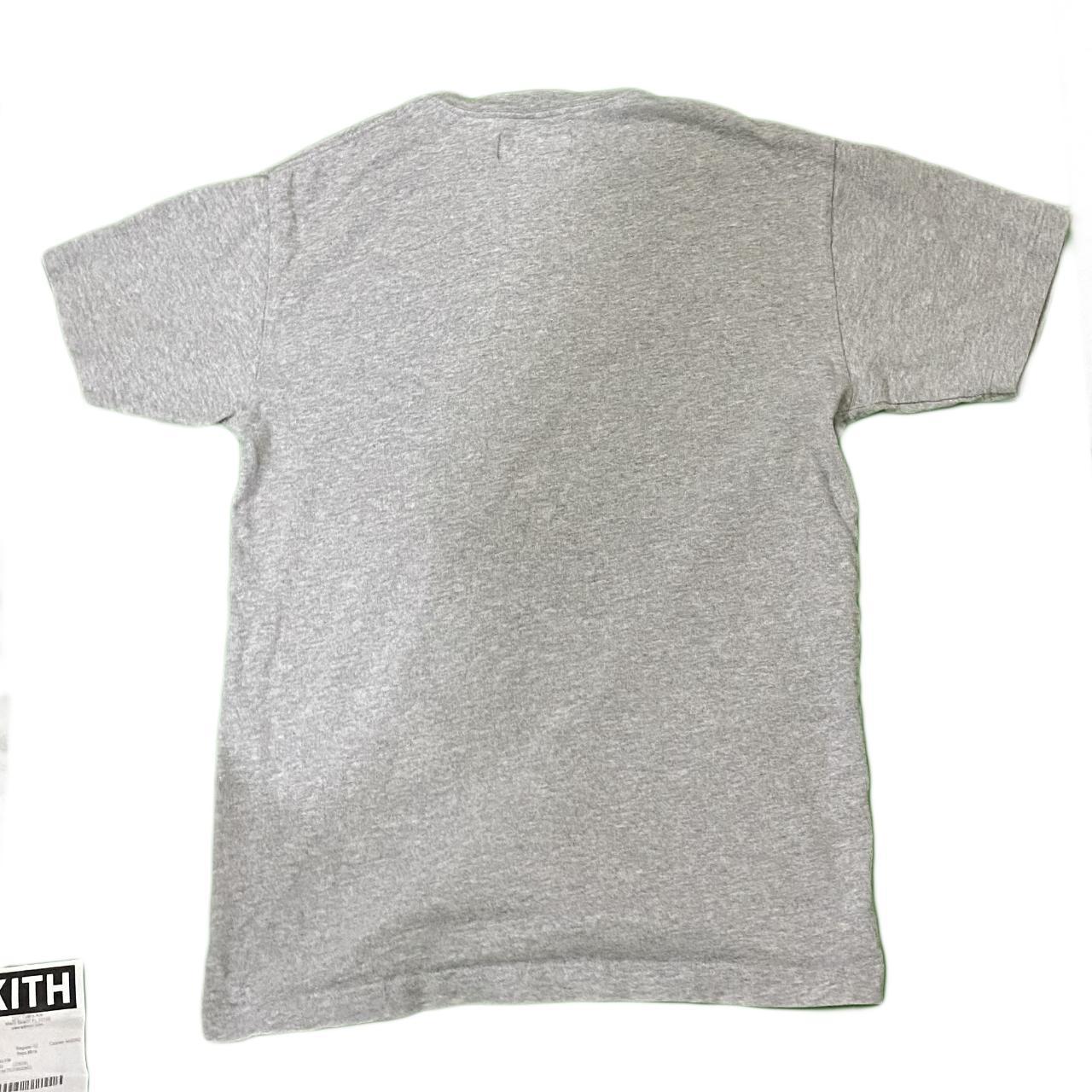 Kith heather grey classic box logo tee - XS 9/10 | Depop