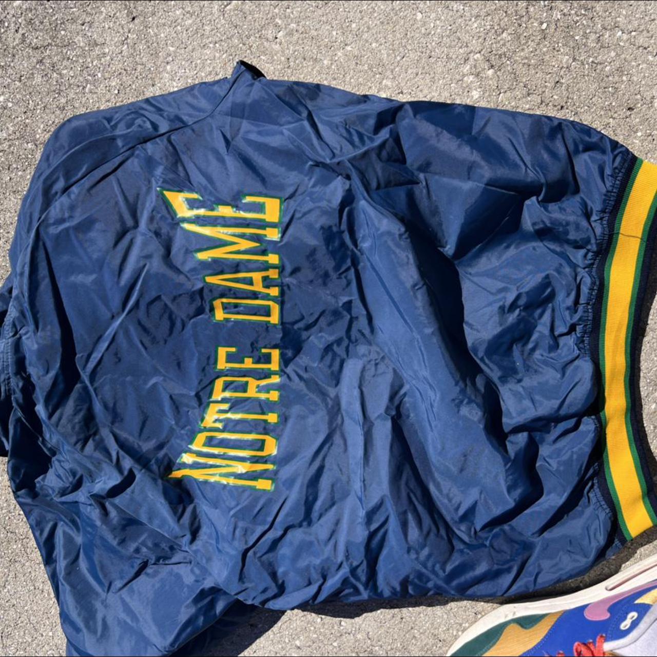 champion notre dame windbreaker