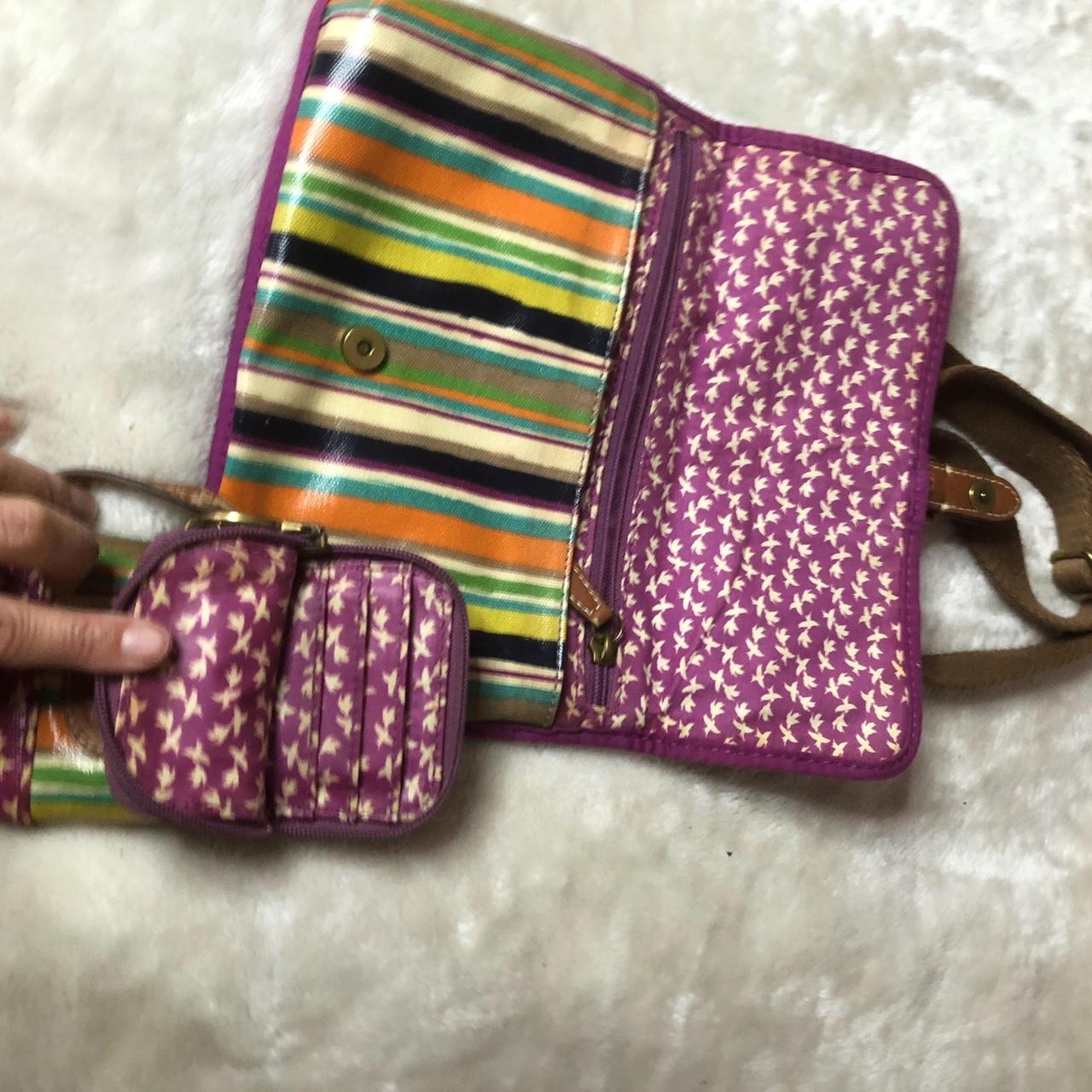 🪨Fossil rainbow pvc bag and purse🪨 Rainbow stripes... Depop