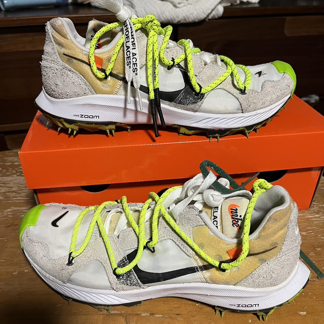 nike zoom terra kiger off-white worn... - Depop