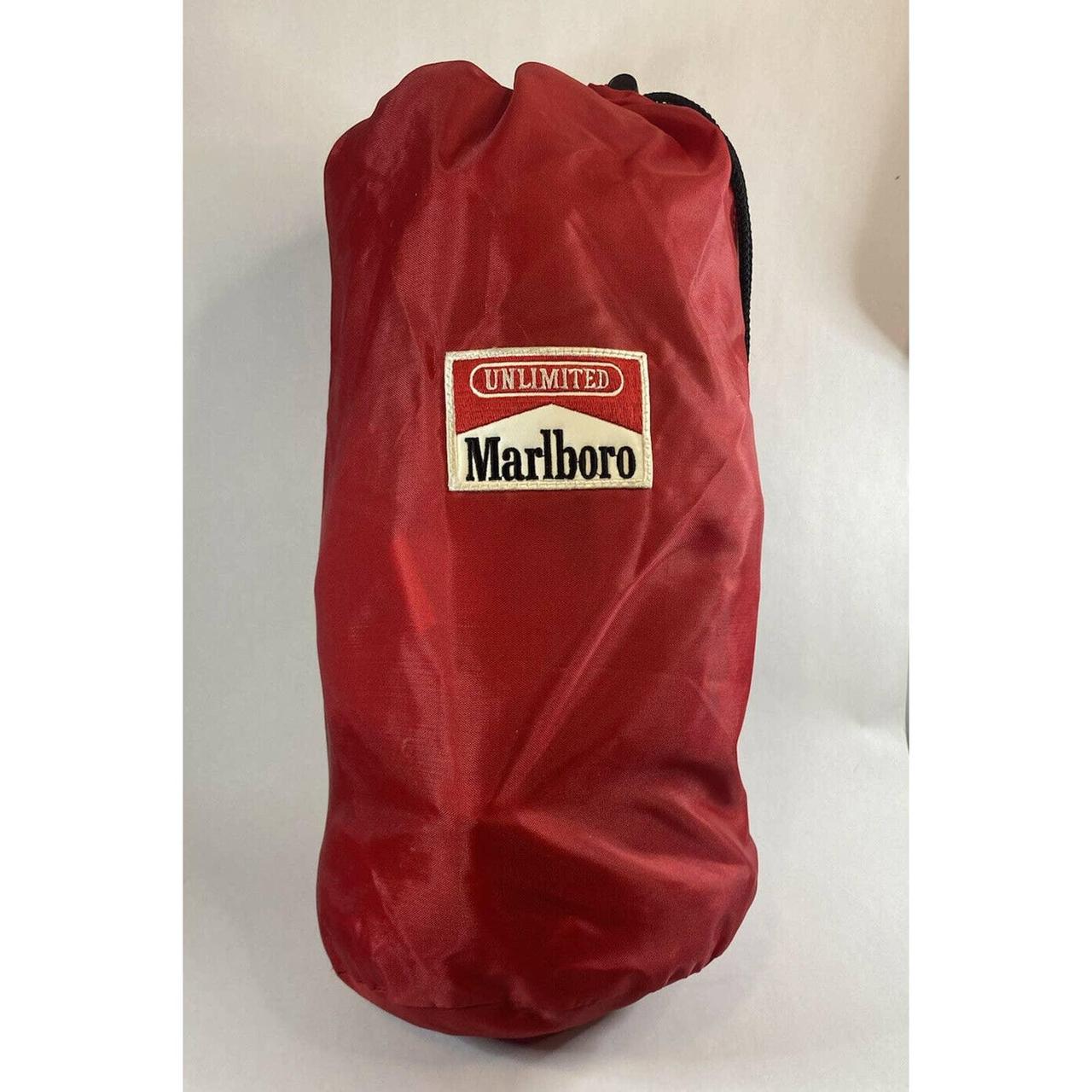 Vintage Marlboro Sleeping Bag (Unlimited) Red... - Depop