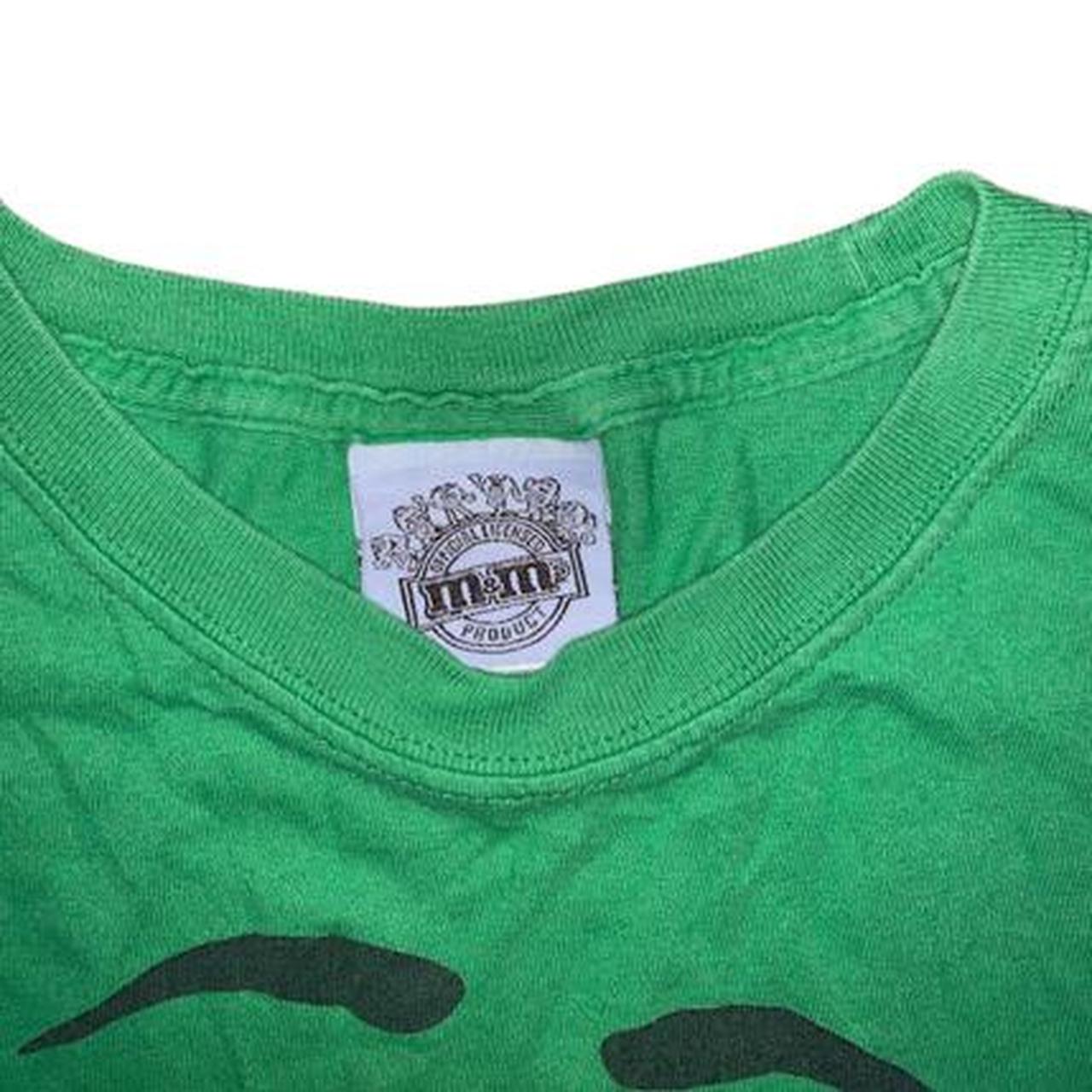 Ms. Green M&M shirt in supreme condition. This shirt... - Depop