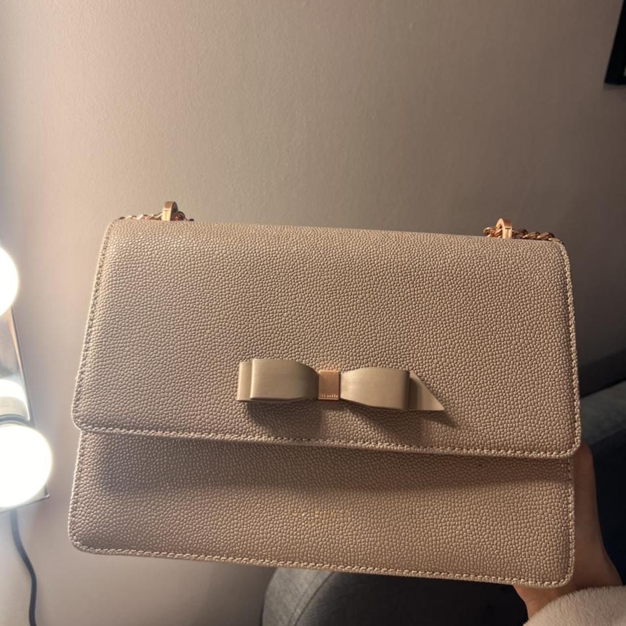 Ted baker nude and rose gold bag, only worn a couple