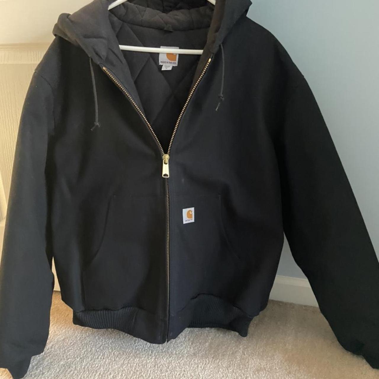 Carhartt Jacket Black color way Brand new/never worn... - Depop