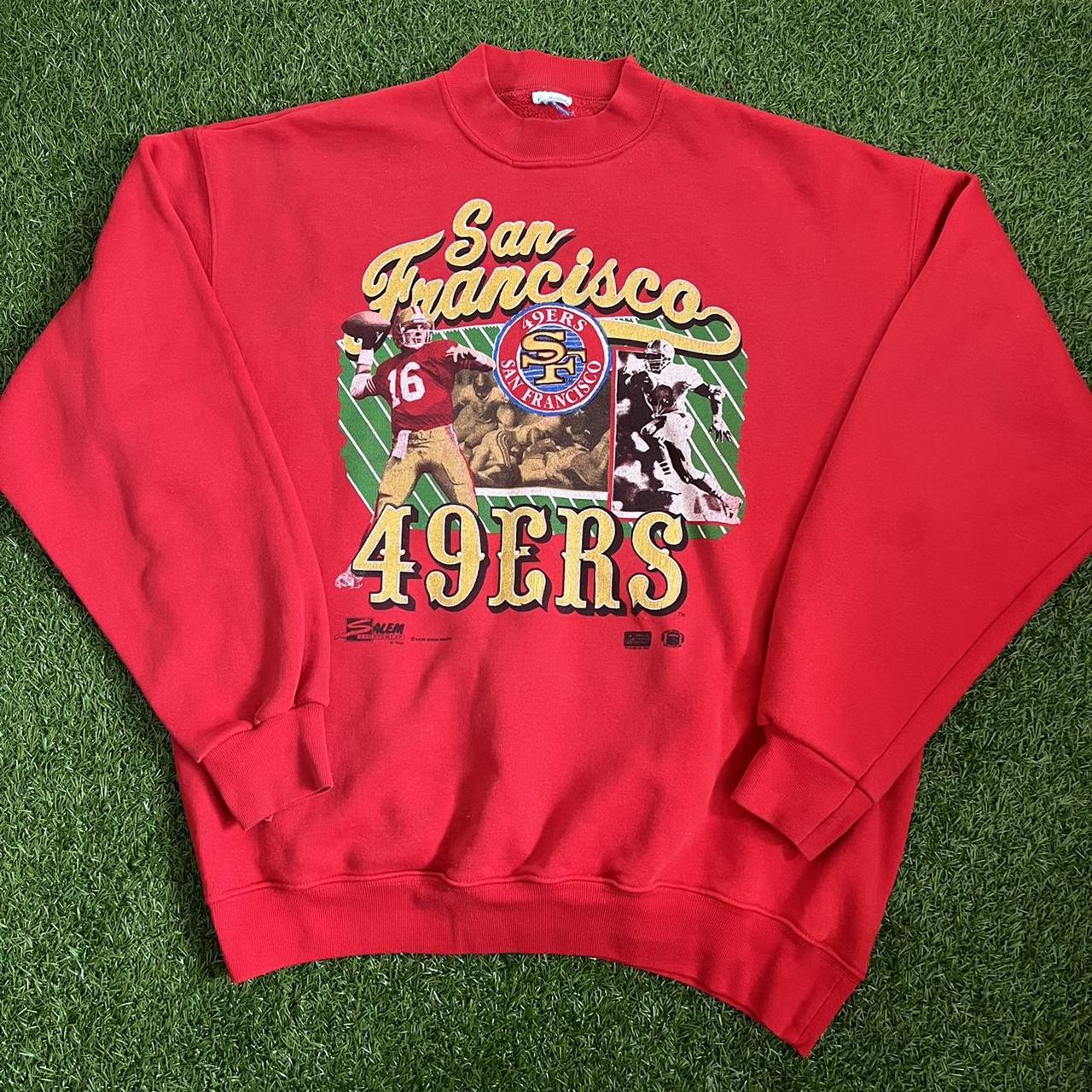 San Francisco 49ers Salem Sportswear VTG 90s T-Shirt Men's XL Joe