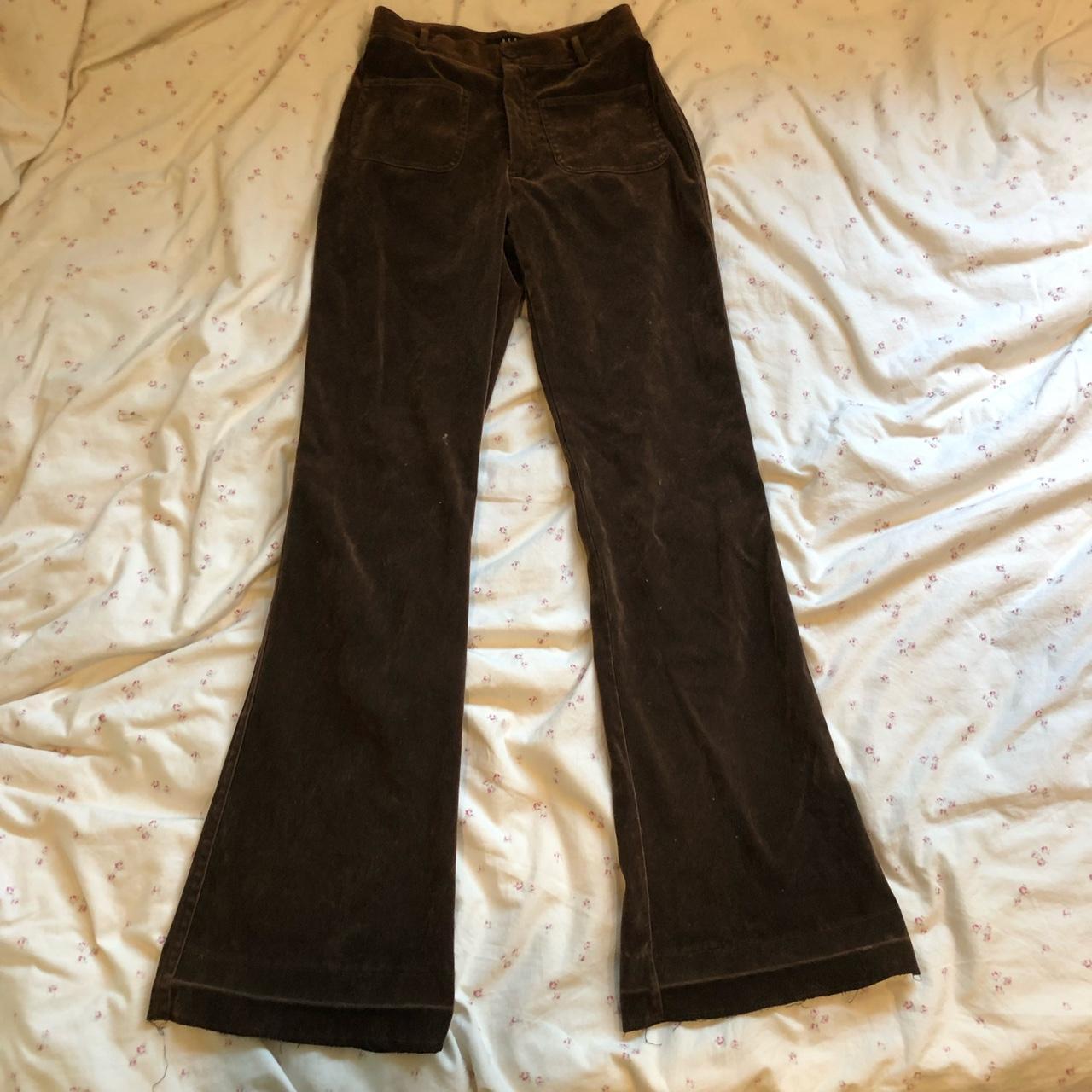 Brown 70’s Corduroy Flares High waisted and SO... - Depop