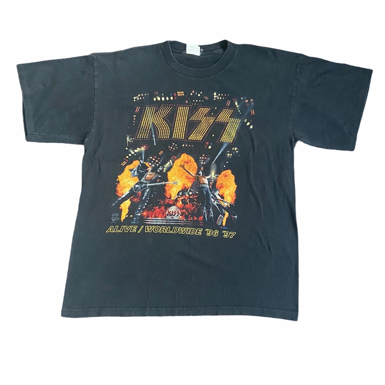 Vintage 1996-97 Kiss Tour Shirt Were You There For... - Depop